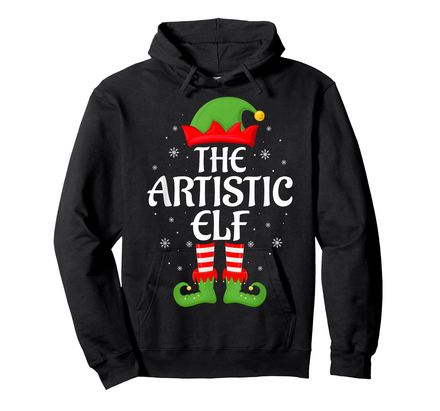 Artistic Elf Xmas Family Matching Elf Squad Christmas T-Shirt