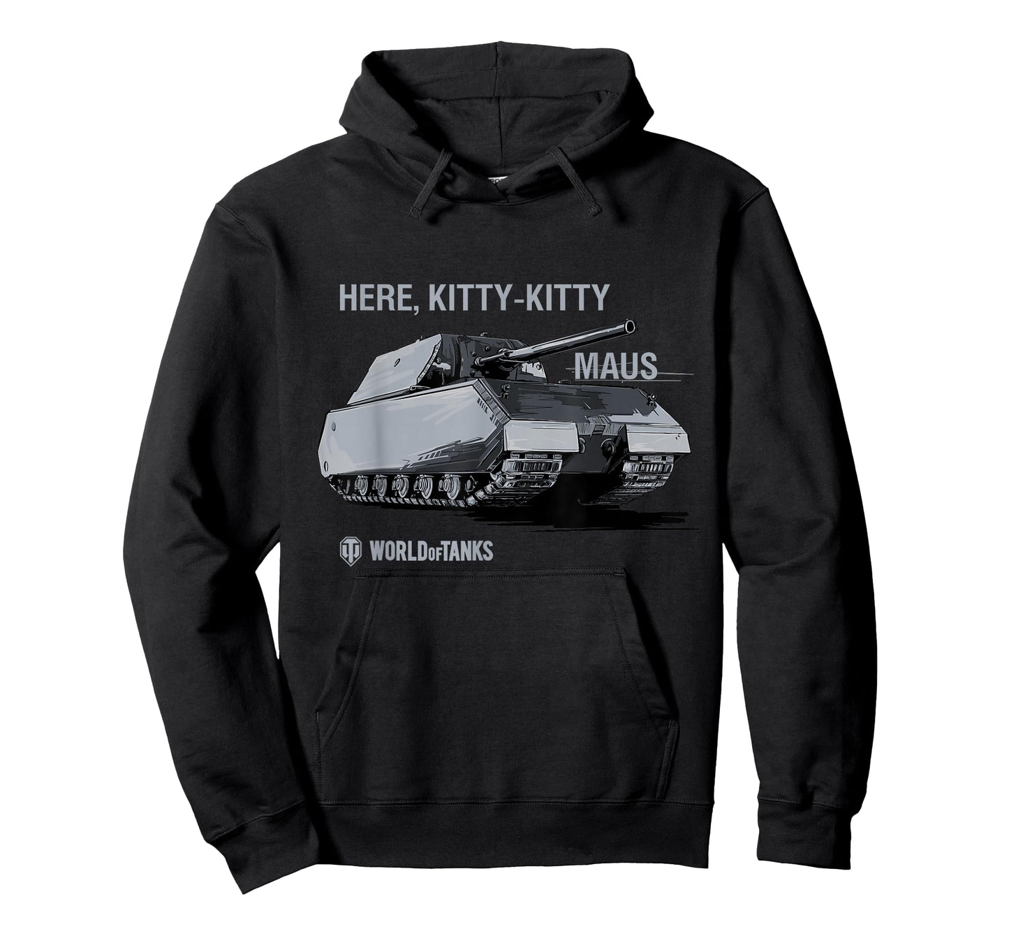 World of Tanks Maus Tank Here, Kitty-Kitty T-Shirt