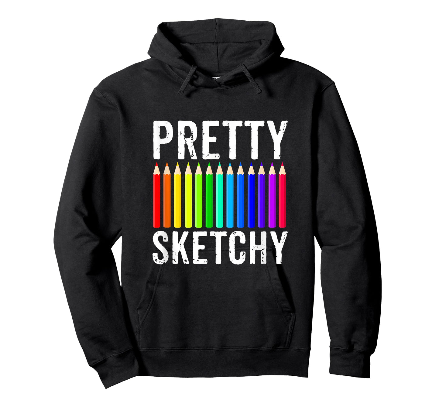 Colored Pencils I Love Art Crafty Apparel Co. Unisex-Adults, Unisex-Kids Art-themed T-Shirt Black Short Sleeve Classic Fit Crew Neck T-Shirt Small