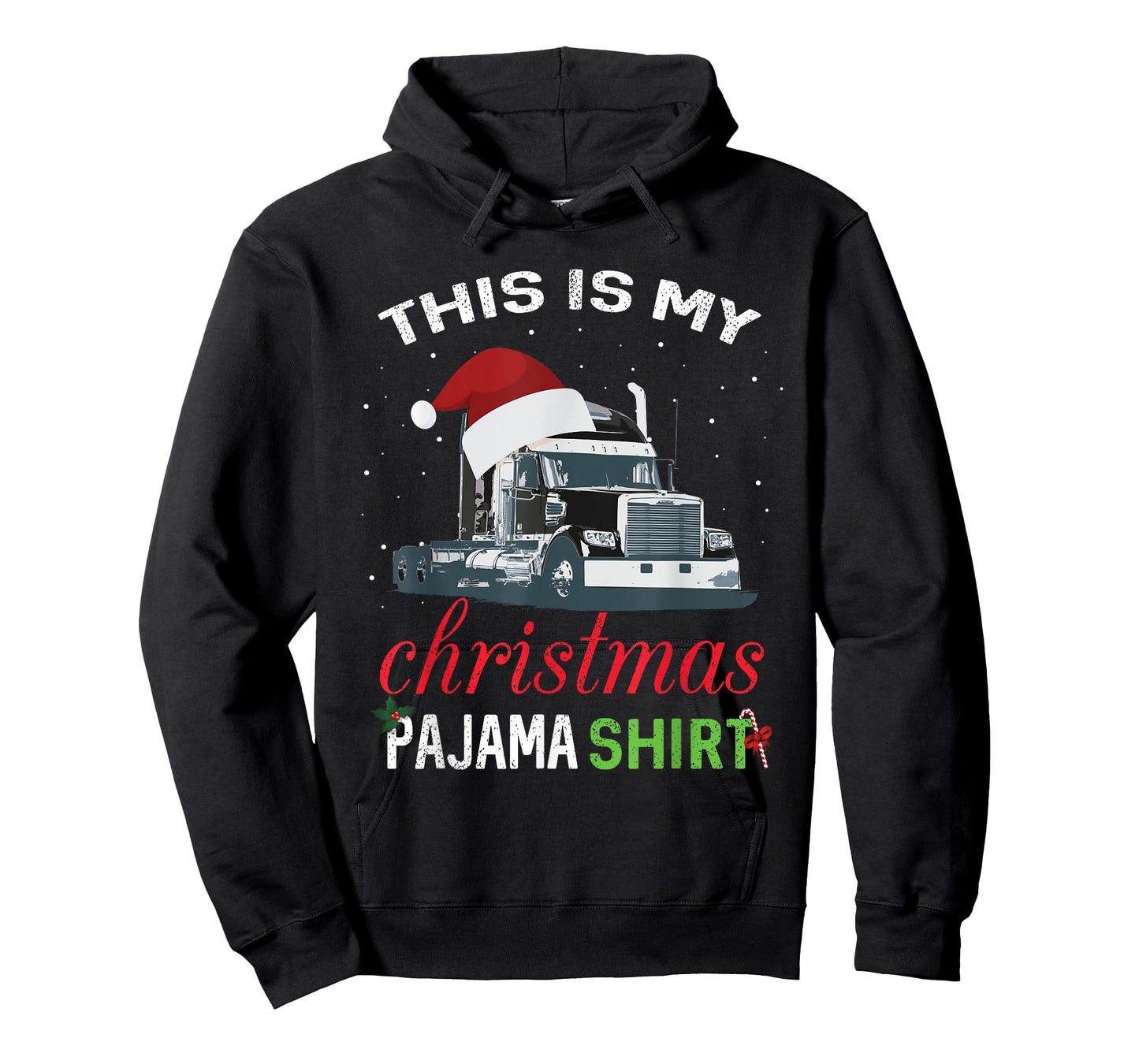This is My Christmas Pajama Truck Driver Xmas Gift T-Shirt