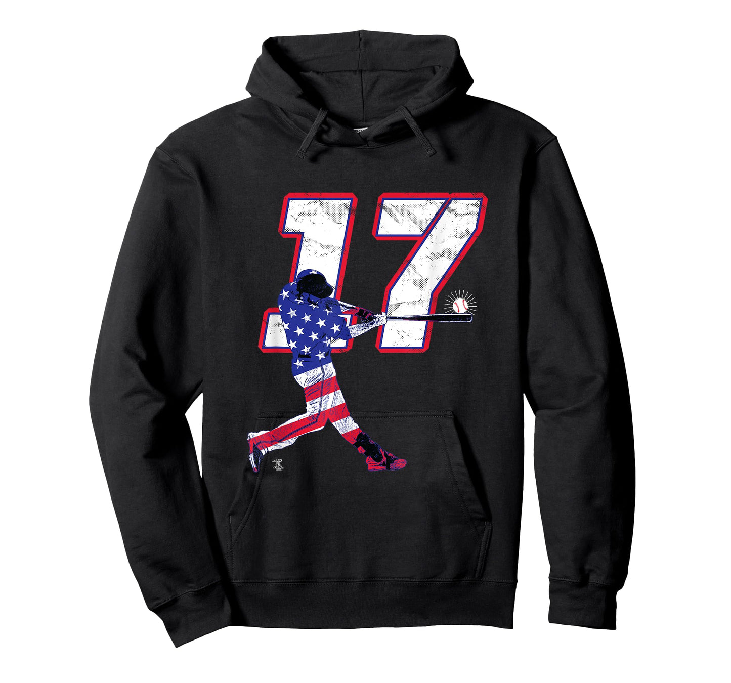 Rhys Hoskins Flag Silhouette Gameday T-Shirt