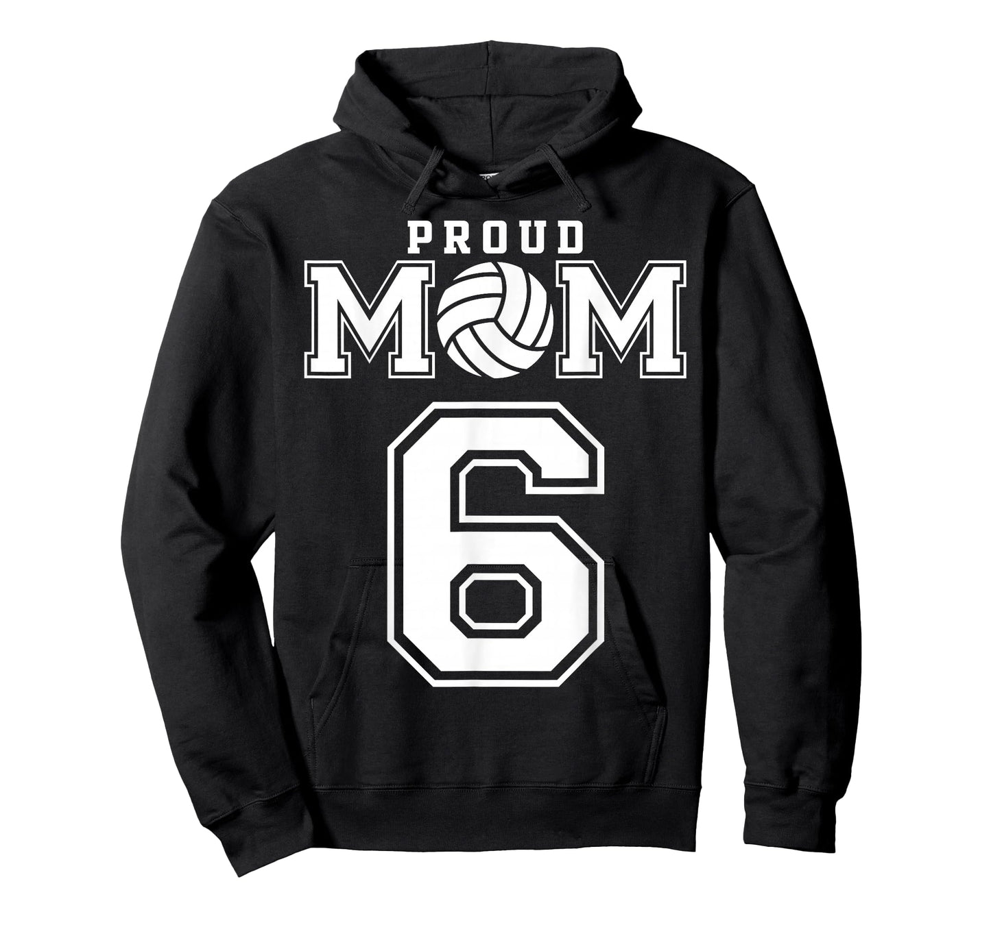 Custom Proud Volleyball Mom Number 6 Personalized Women T-Shirt