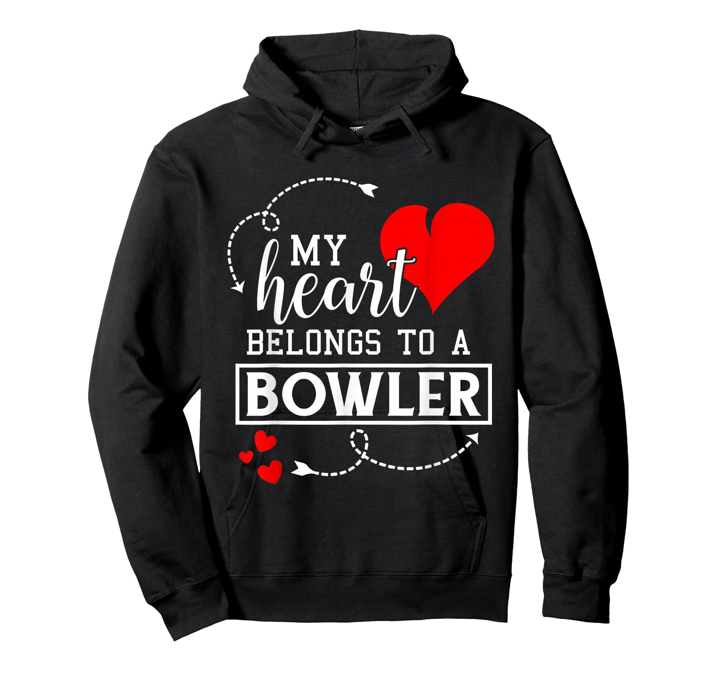 I Love My Bowler Husband Wife Gifts Valentines Day Shirt T-Shirt