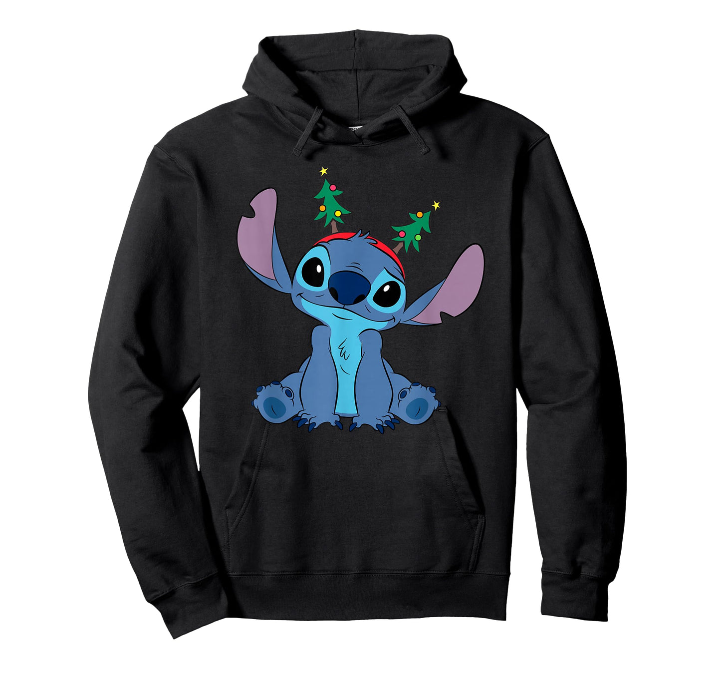 Disney Lilo & Stitch Christmas Seasonal Sitting Cute Pose T-Shirt