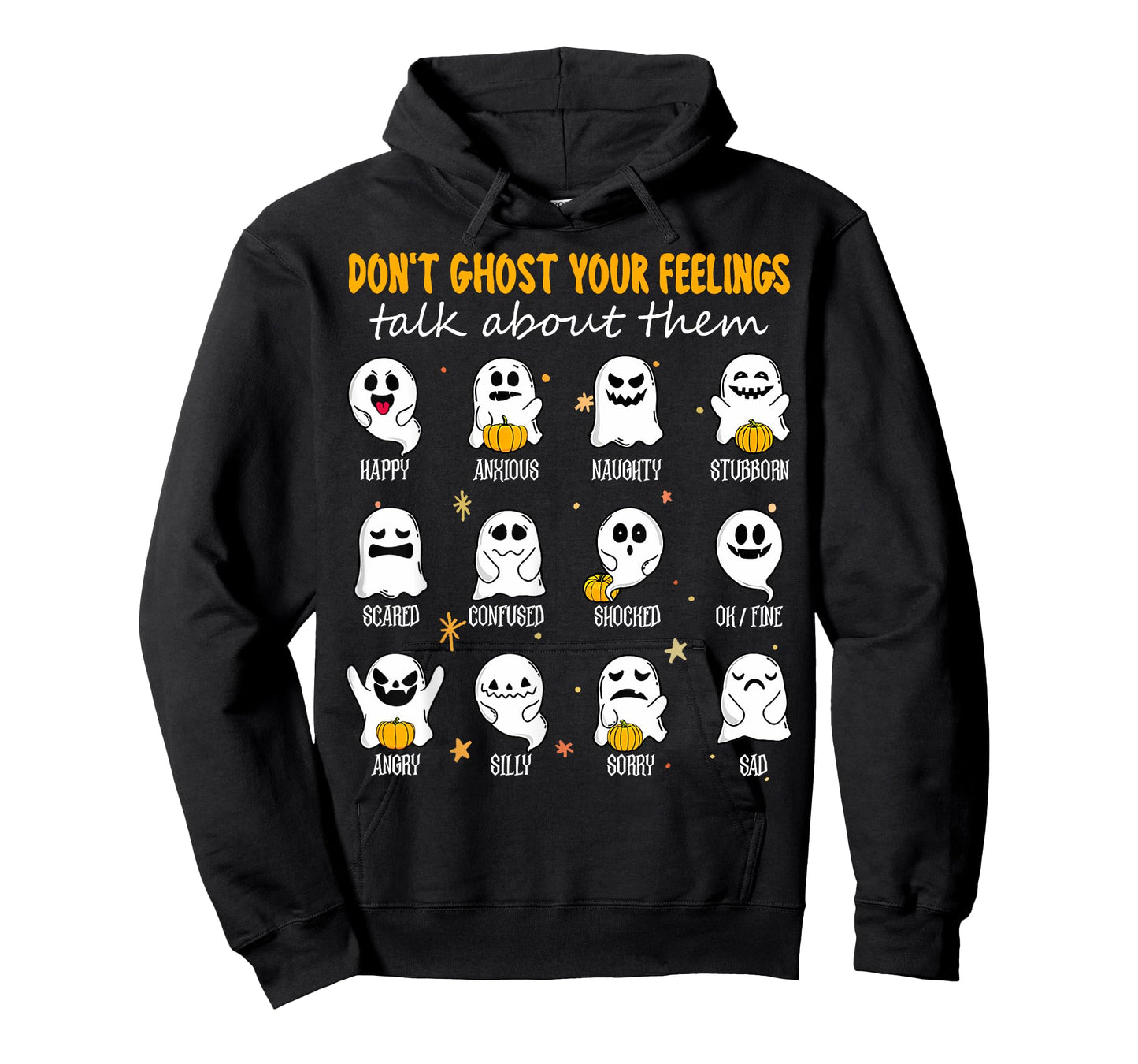 Halloween School Counselor Don't Ghost Your Feeling Teacher T-Shirt