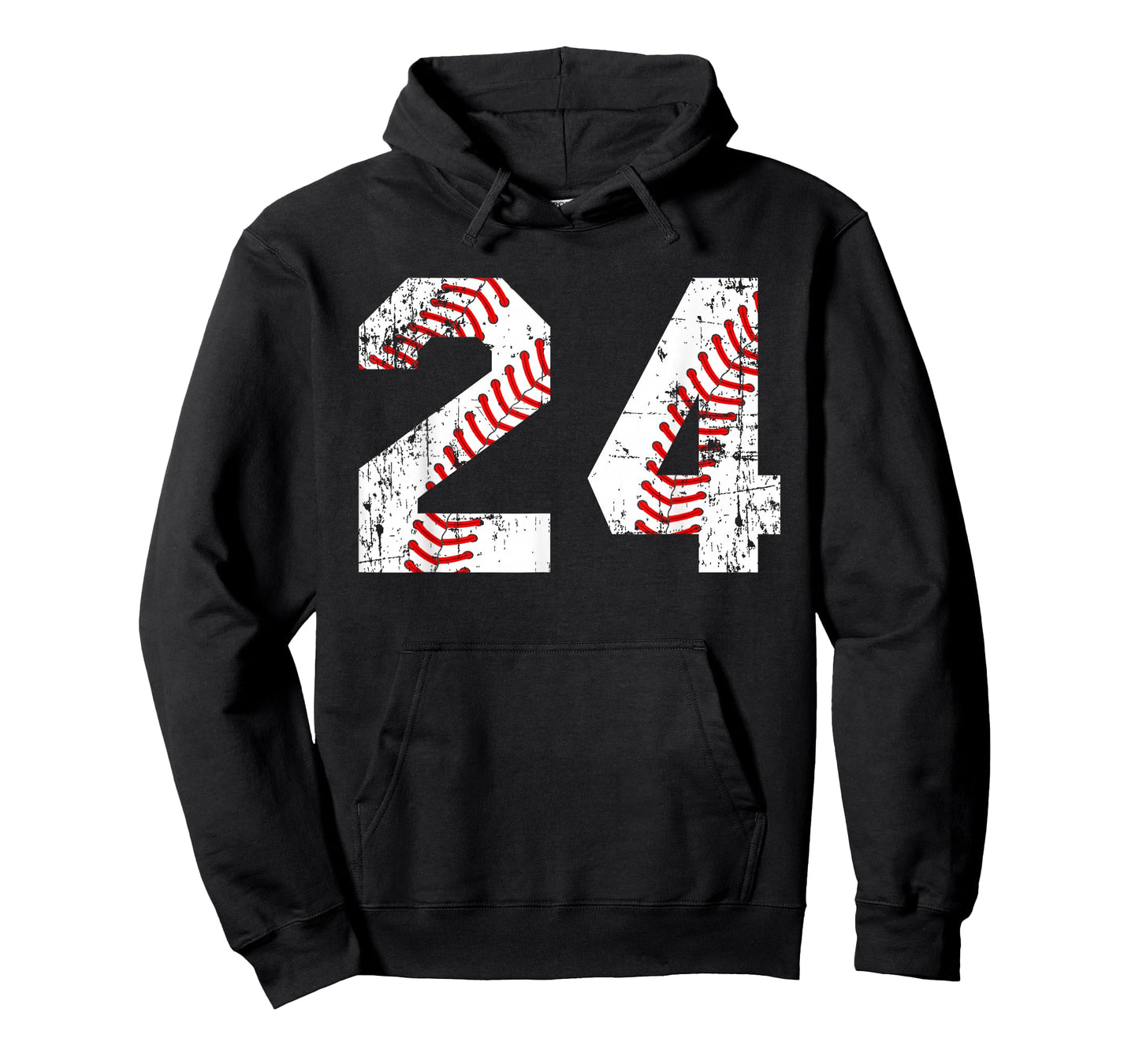 Vintage Baseball 24 Jersey Number T-Shirt