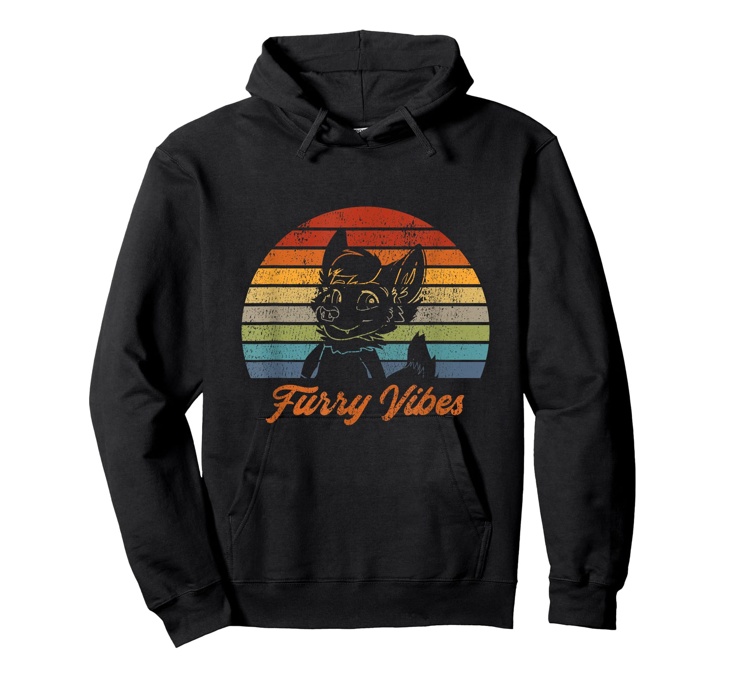 Retro Furry Fandom Furry Vibes - Cute OwO Fursuit T-Shirt