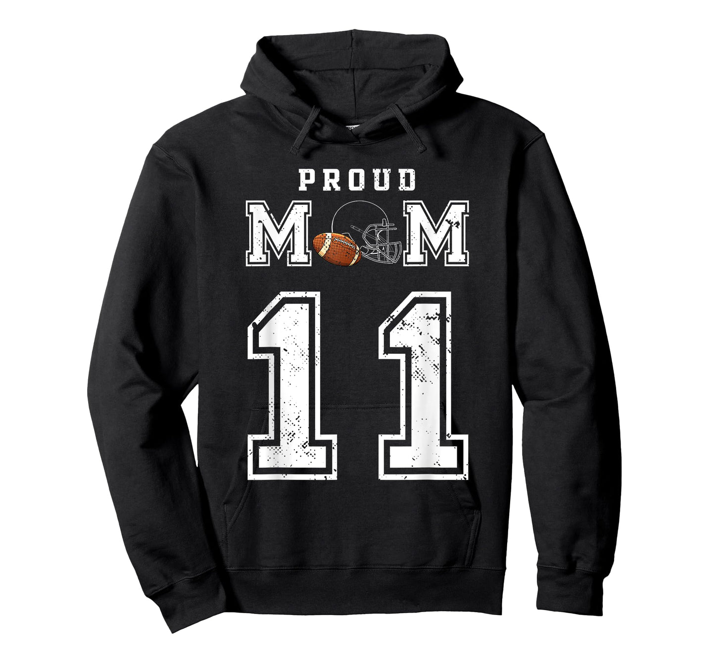 Custom Proud Football Mom Number 11 Personalized For Women T-Shirt
