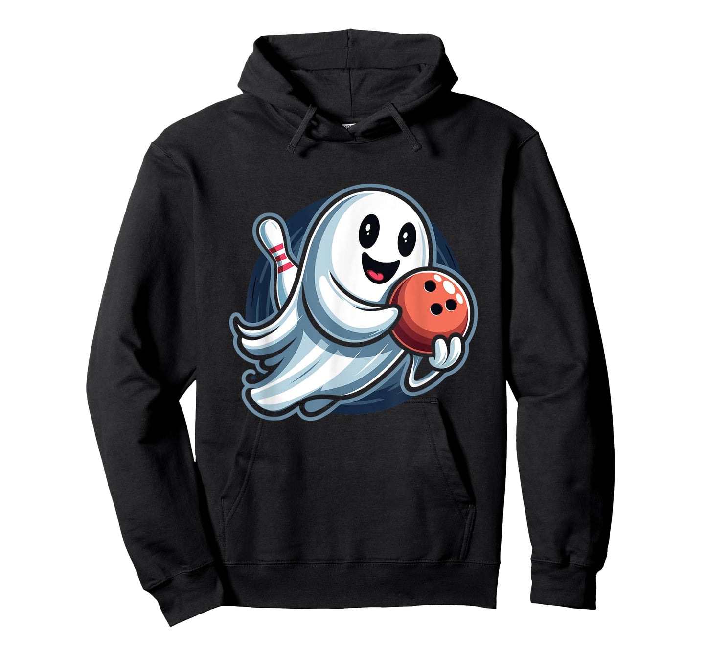 Funny Ghost Bowling Crew T-Shirt