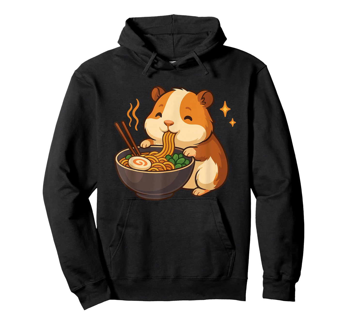 Guinea Pig with Noodles Ramen Kawaii Guinea Pig T-Shirt