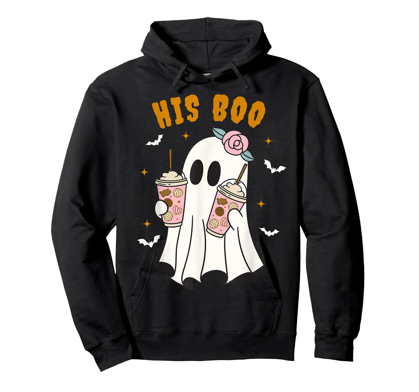 Her Boo & His Boo Funny Matching Halloween Pajama Couples T-Shirt