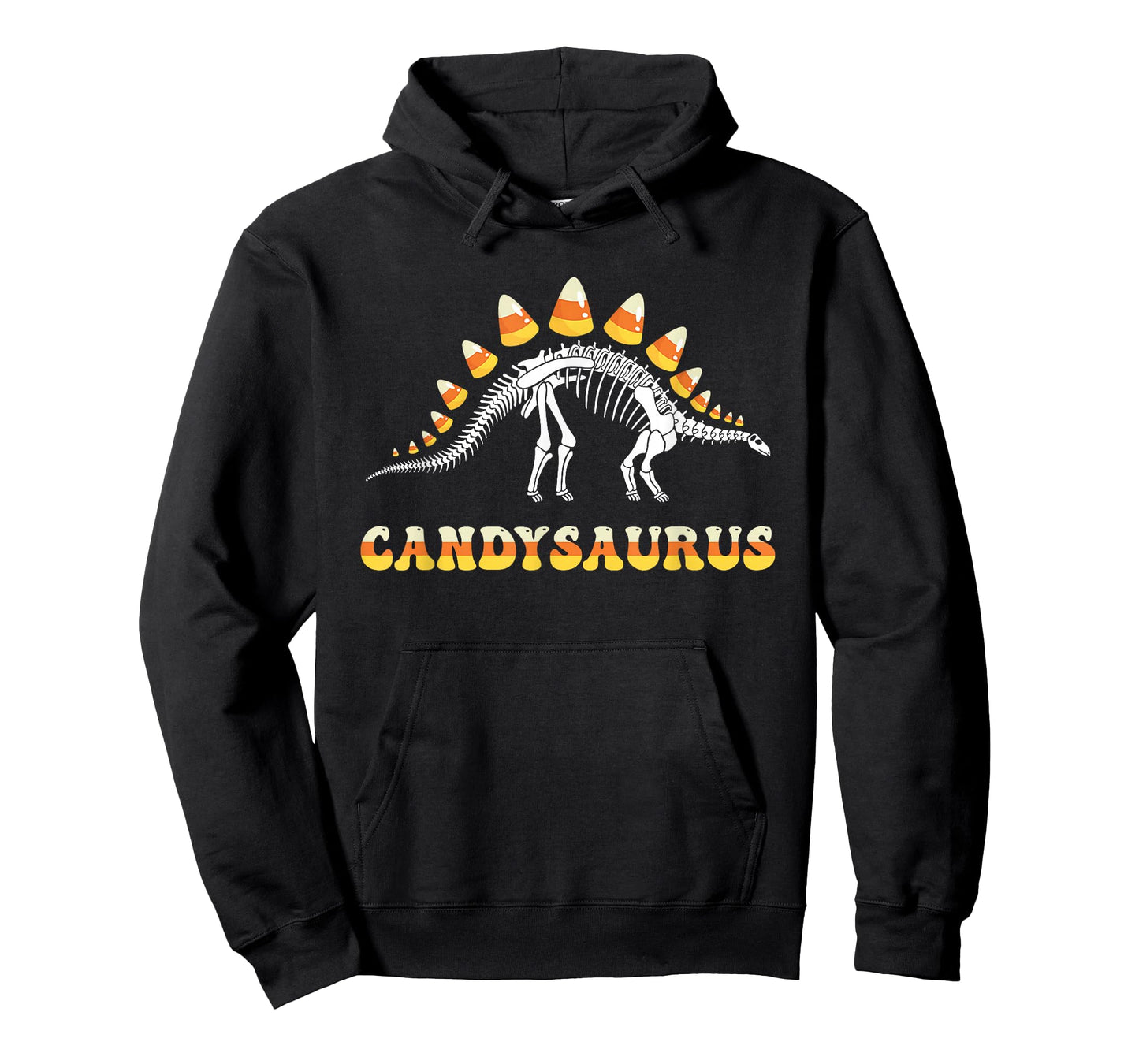 Funny Candysaurus Candy Corn Toddler Kid Dinosaur Halloween T-Shirt