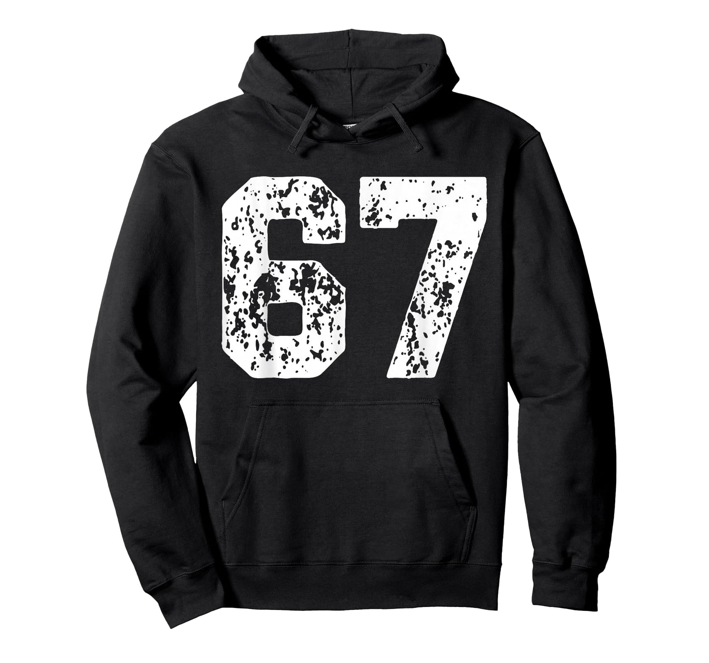 Number 67 White Best Classic College Style Birthday Funny T-Shirt