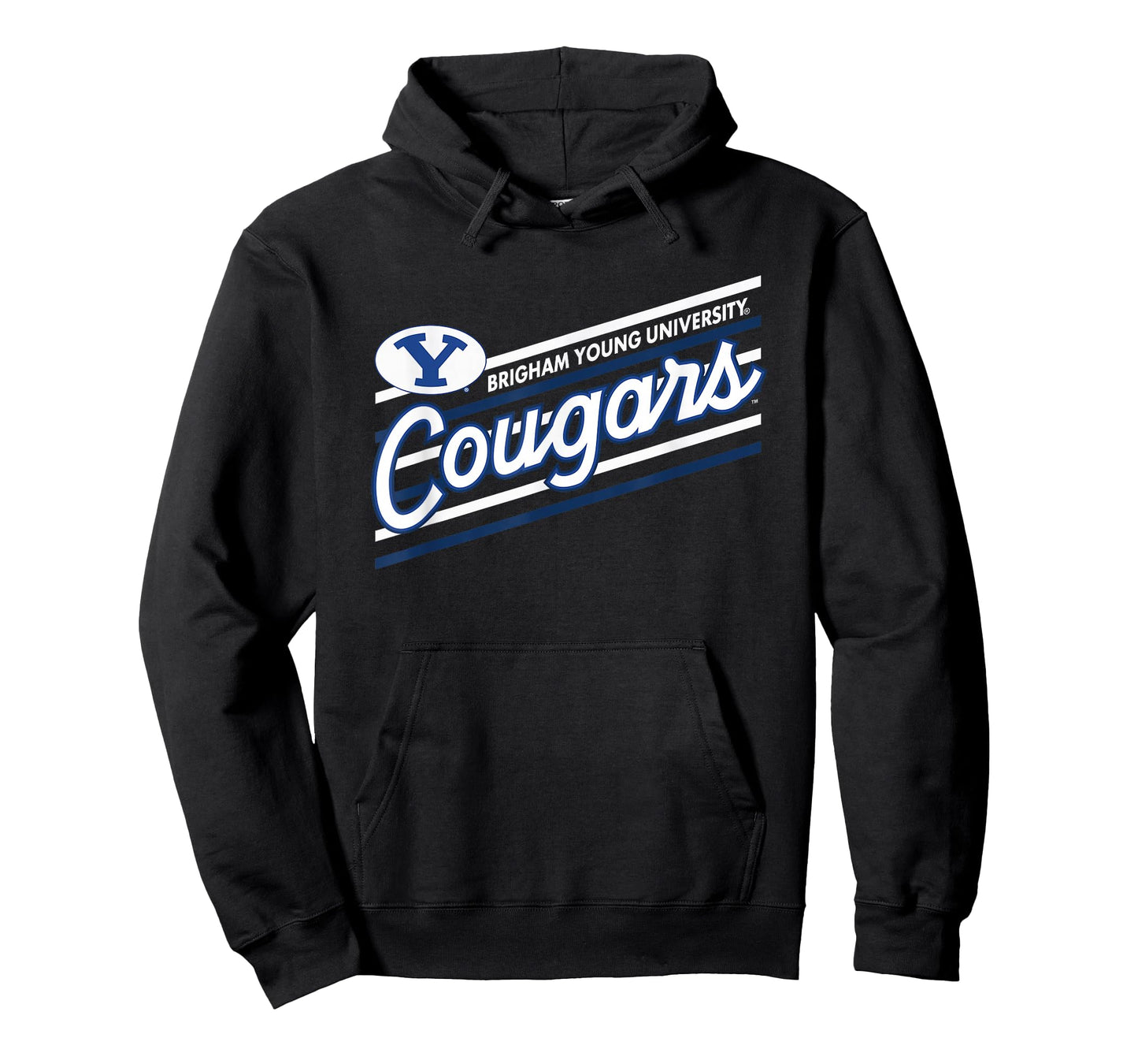BYU Cougars Retro Performer Blue Officially Licensed T-Shirt