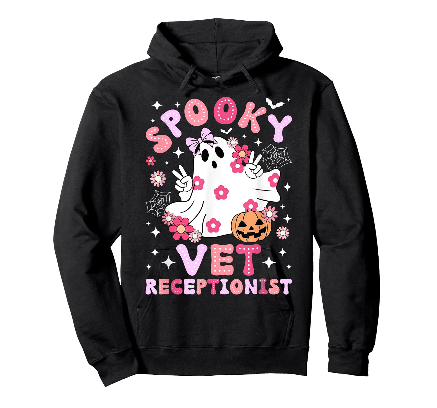 Spooky Vet Receptionist Halloween Veterinarian Receptionist T-Shirt