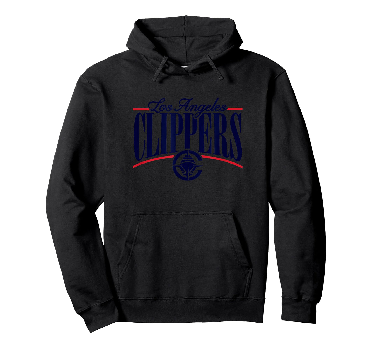 NBA - Los Angeles Clippers Logo Arch Red Blue And White T-Shirt