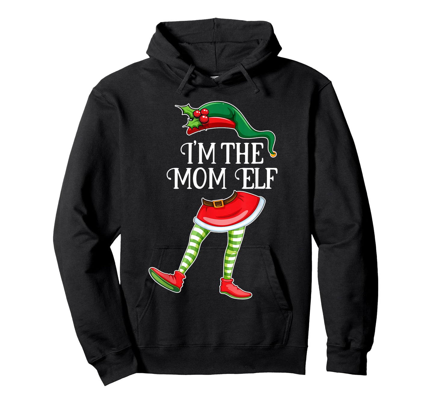 I'm the Mom Elf Christmas Matching Family Group Gift T-Shirt