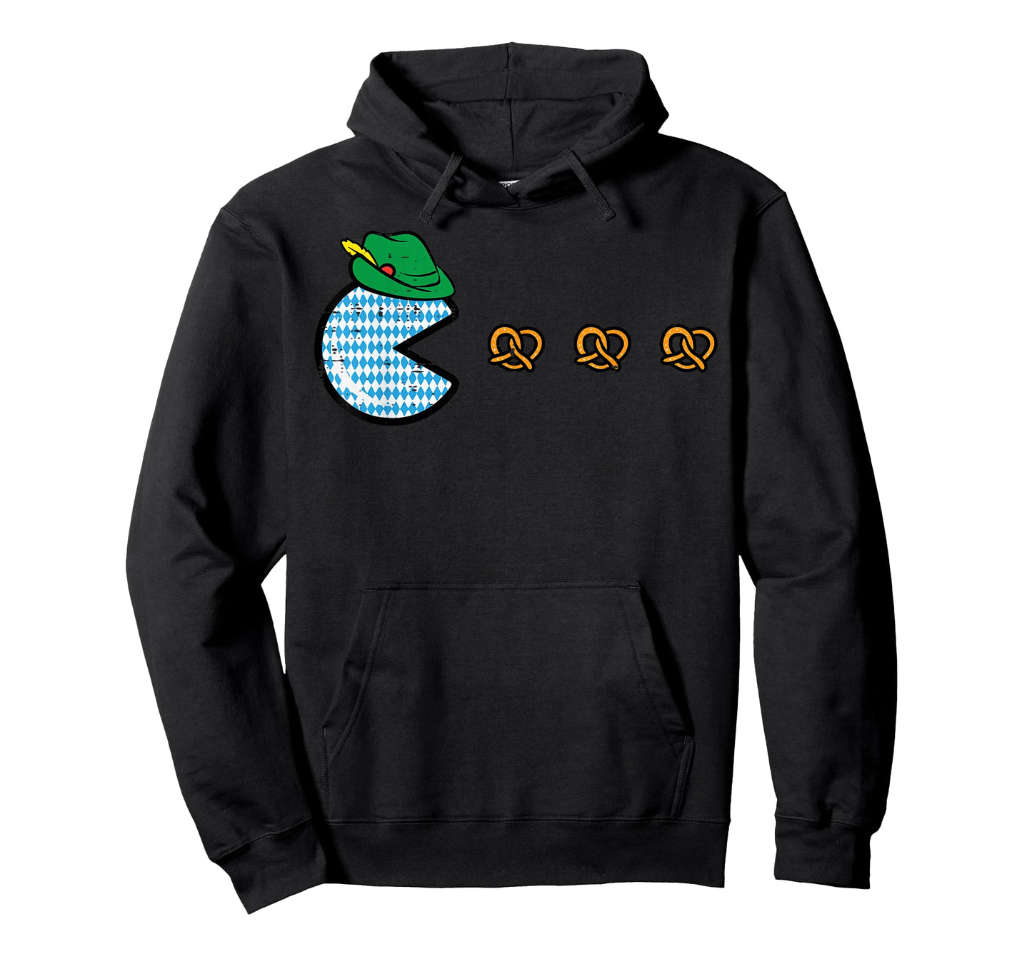 Oktoberfest Video Game Eating Pretzels Gamer Boys Kids Men T-Shirt
