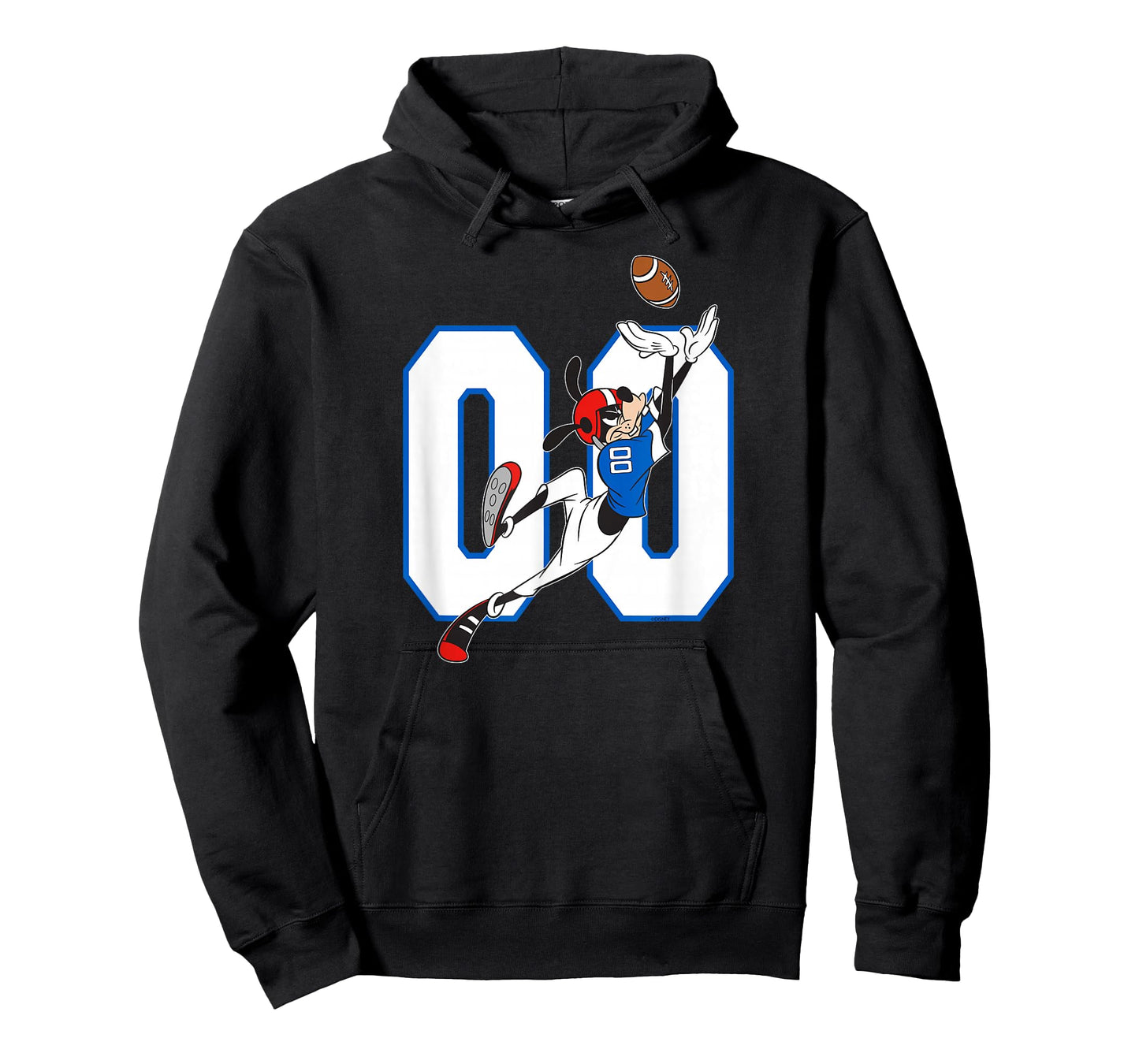 Disney Goofy #00 Football Catch Sports T-Shirt