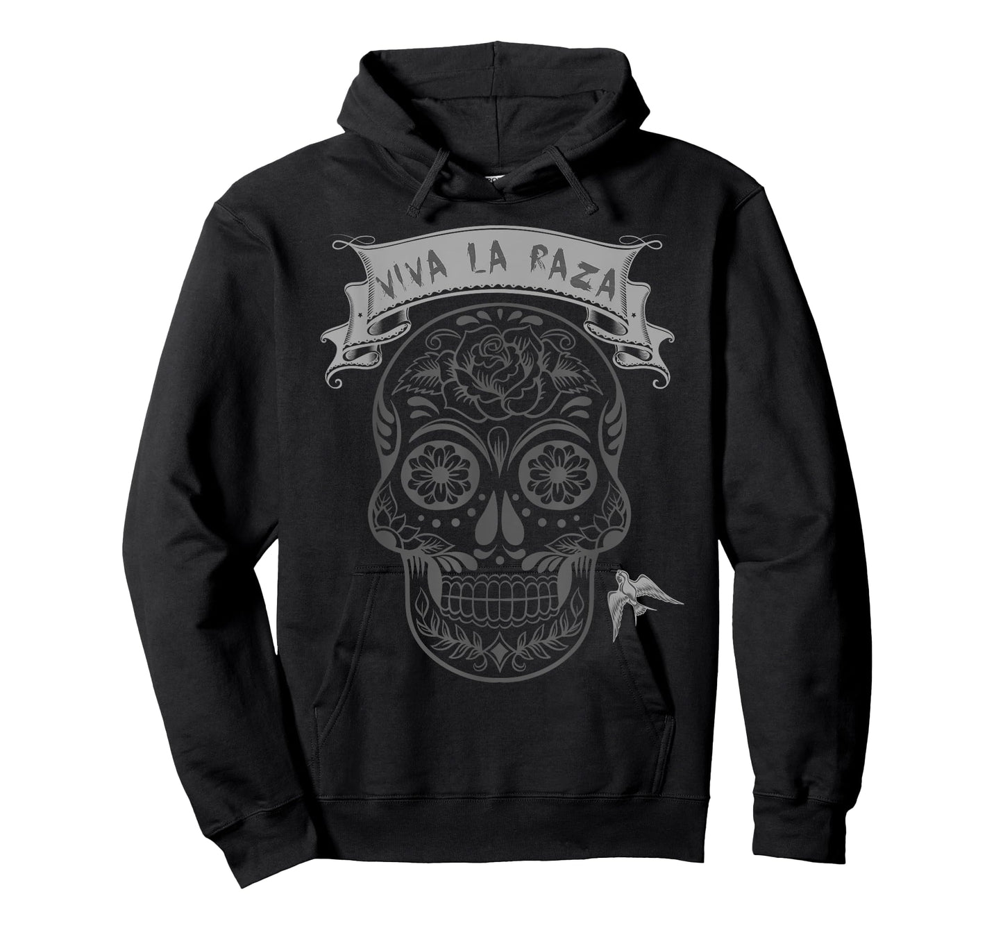 Candy skull, Viva La Raza Quote T-Shirt