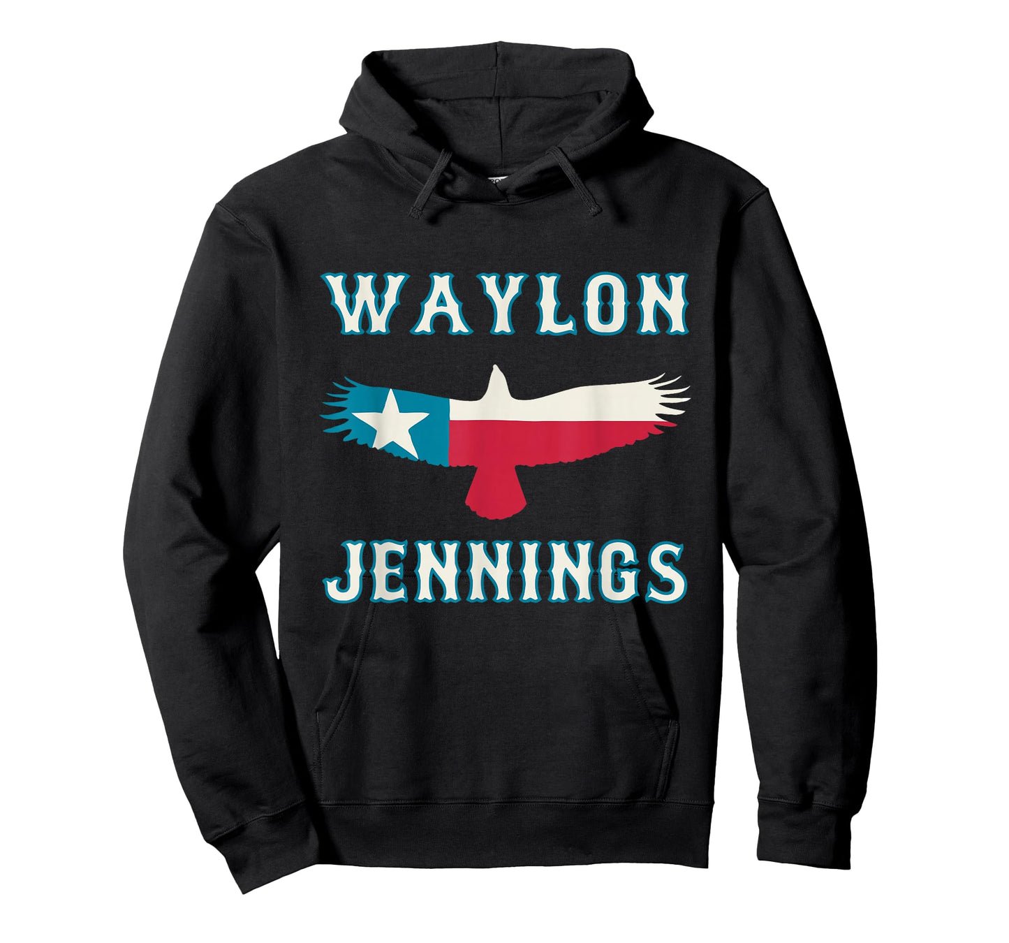 Waylon Jennings - Official Merchandise - Texas Eagle T-Shirt