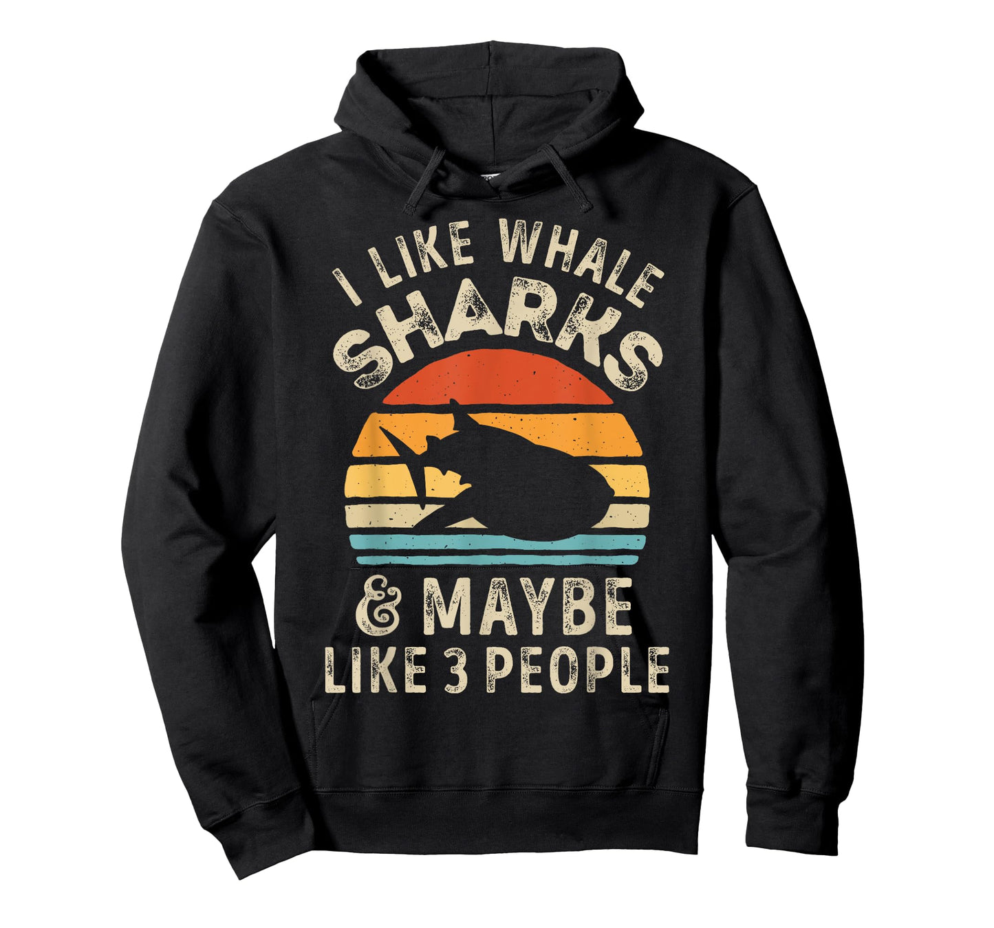 I Like Whale Sharks and Maybe 3 People Shark Ocean Retro Men T-Shirt