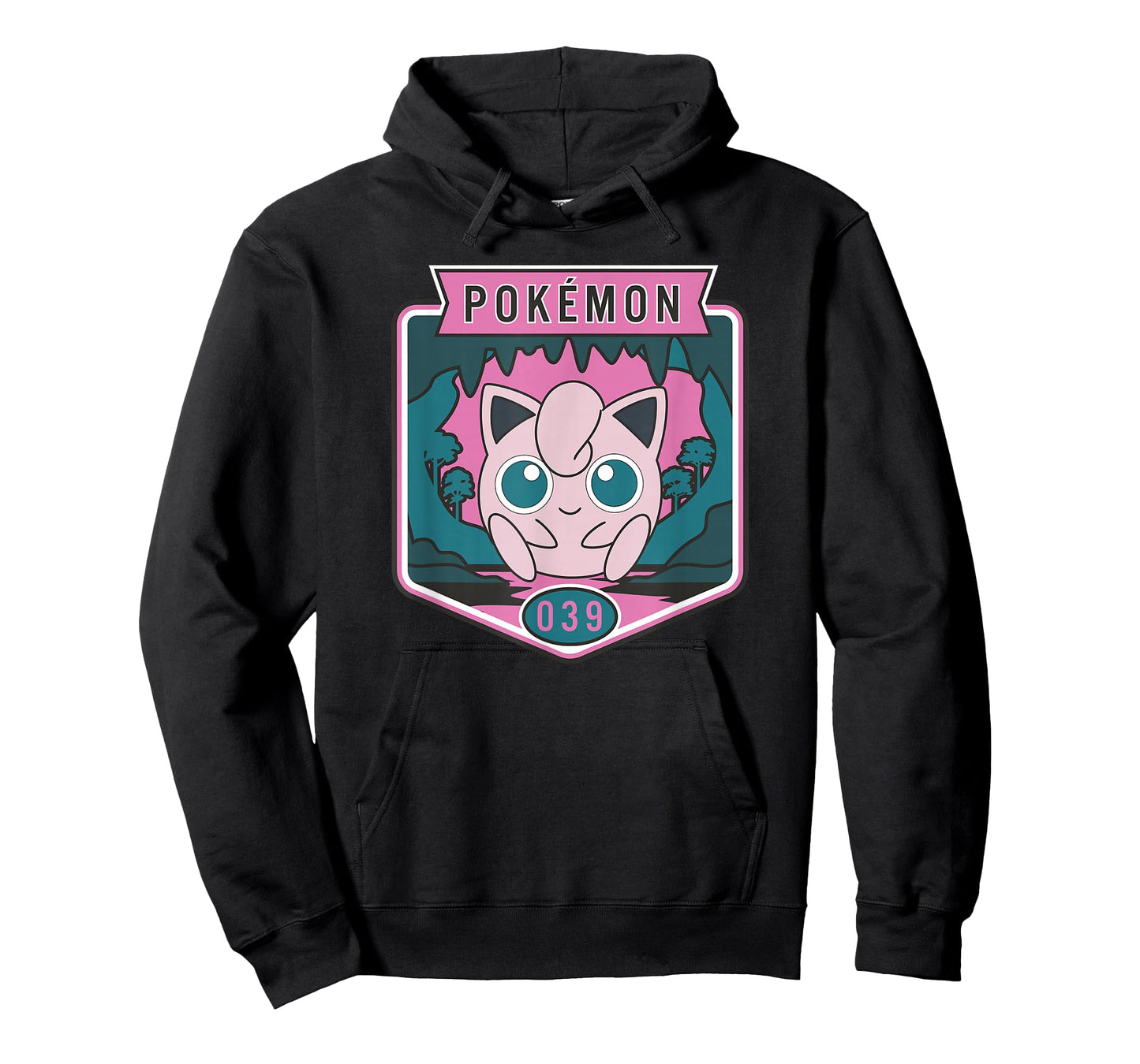 Pokémon 039 Jigglypuff Outdoor Adventures Forest Park Badge T-Shirt
