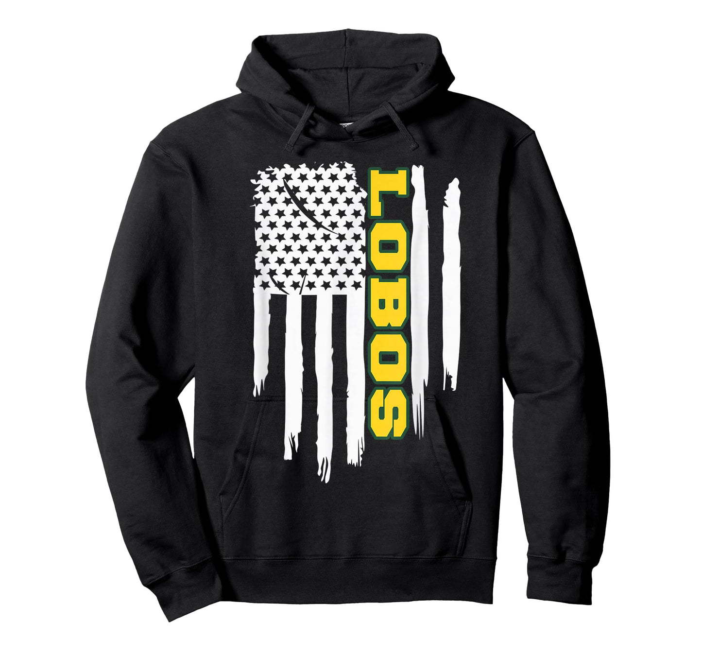 Longview Lobos American Flag T-Shirt