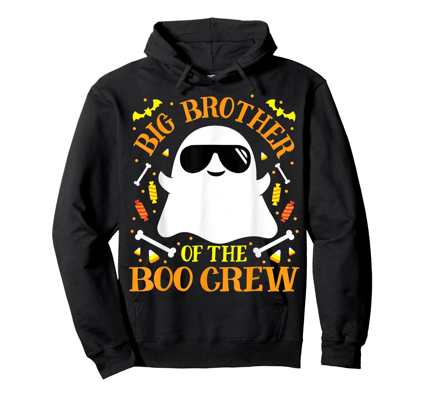 Big Brother Boo Crew Ghost Matching Family Set Boy Halloween T-Shirt