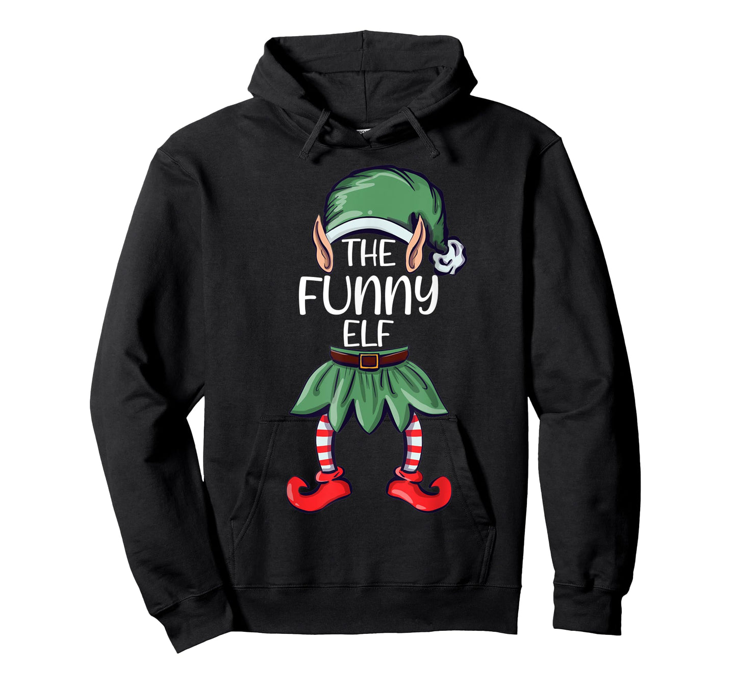 The Funny Elf Christmas Matching Family Group Elf T-Shirt