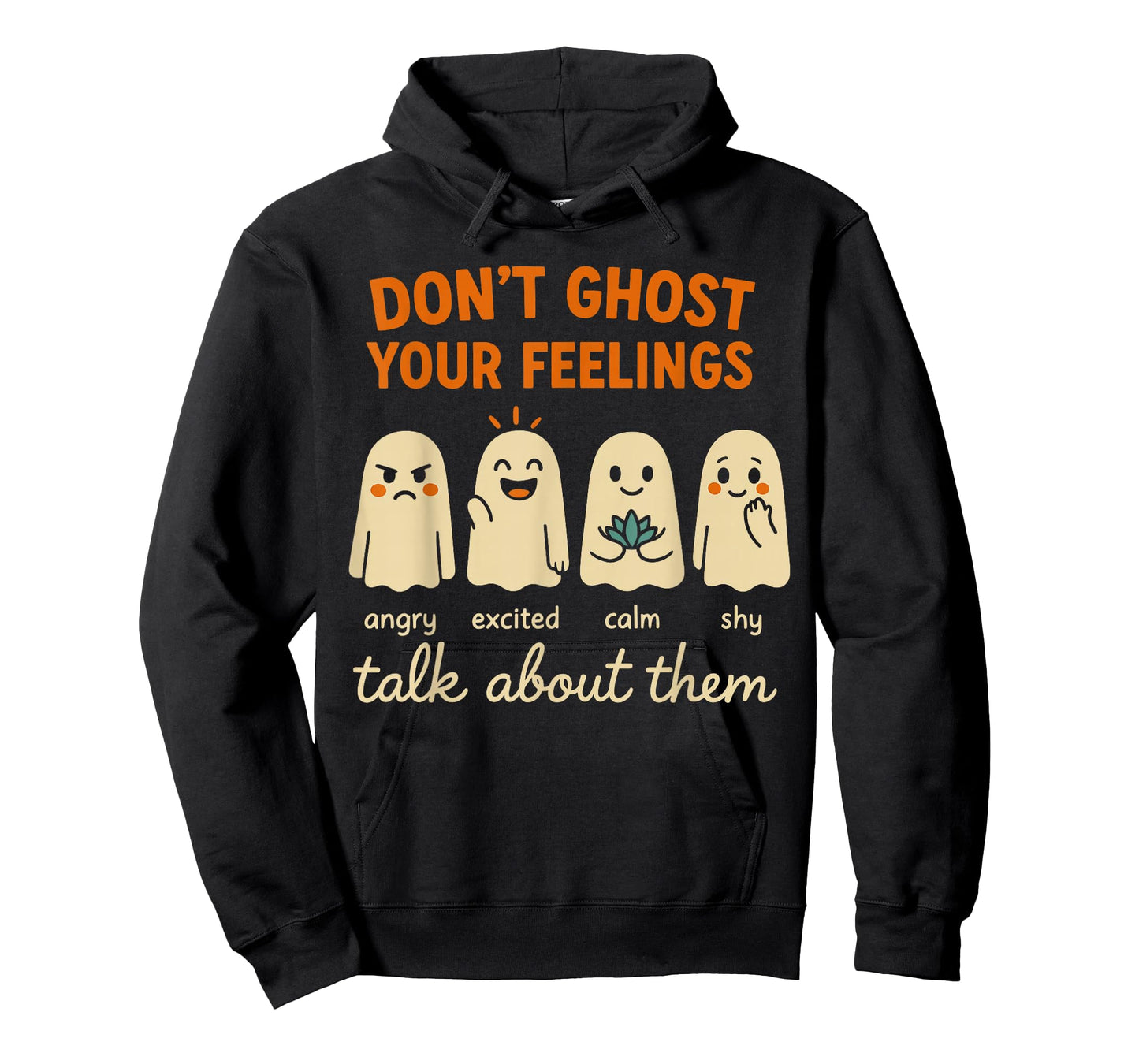Halloween School Psychologist Shirt Dont Ghost Your Feelings T-Shirt