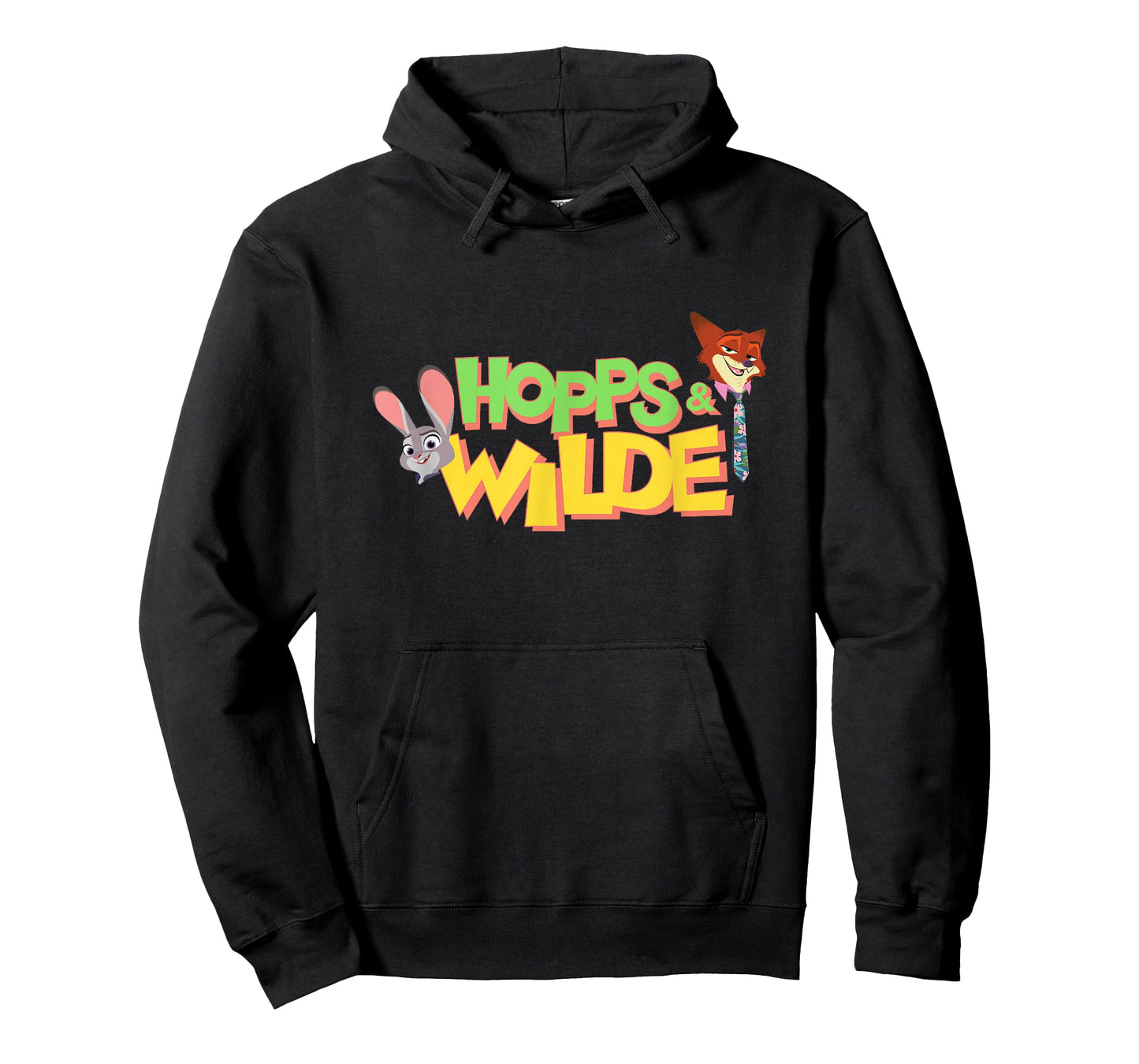 Disney Zootopia 2 Hopps & Wilde Faces Logo T-Shirt