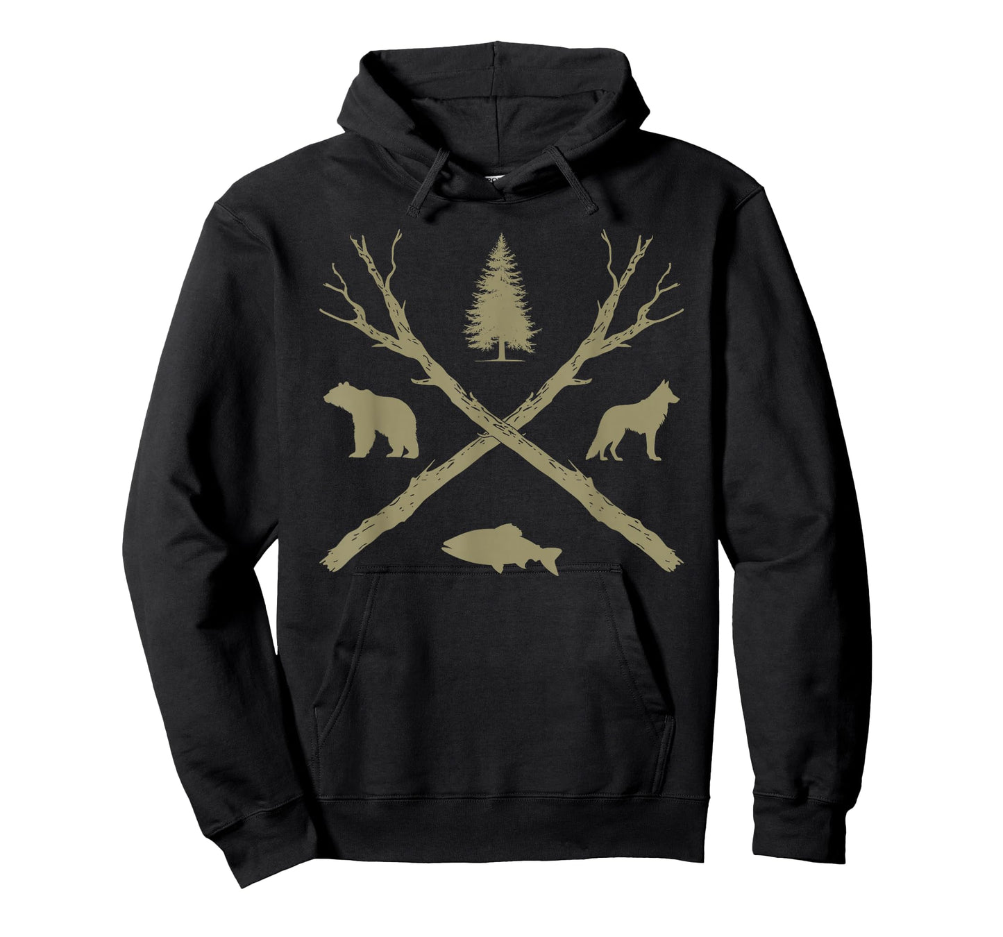 Wilderness Bushcraft Survival Nature Hiking Outdoor Camping T-Shirt
