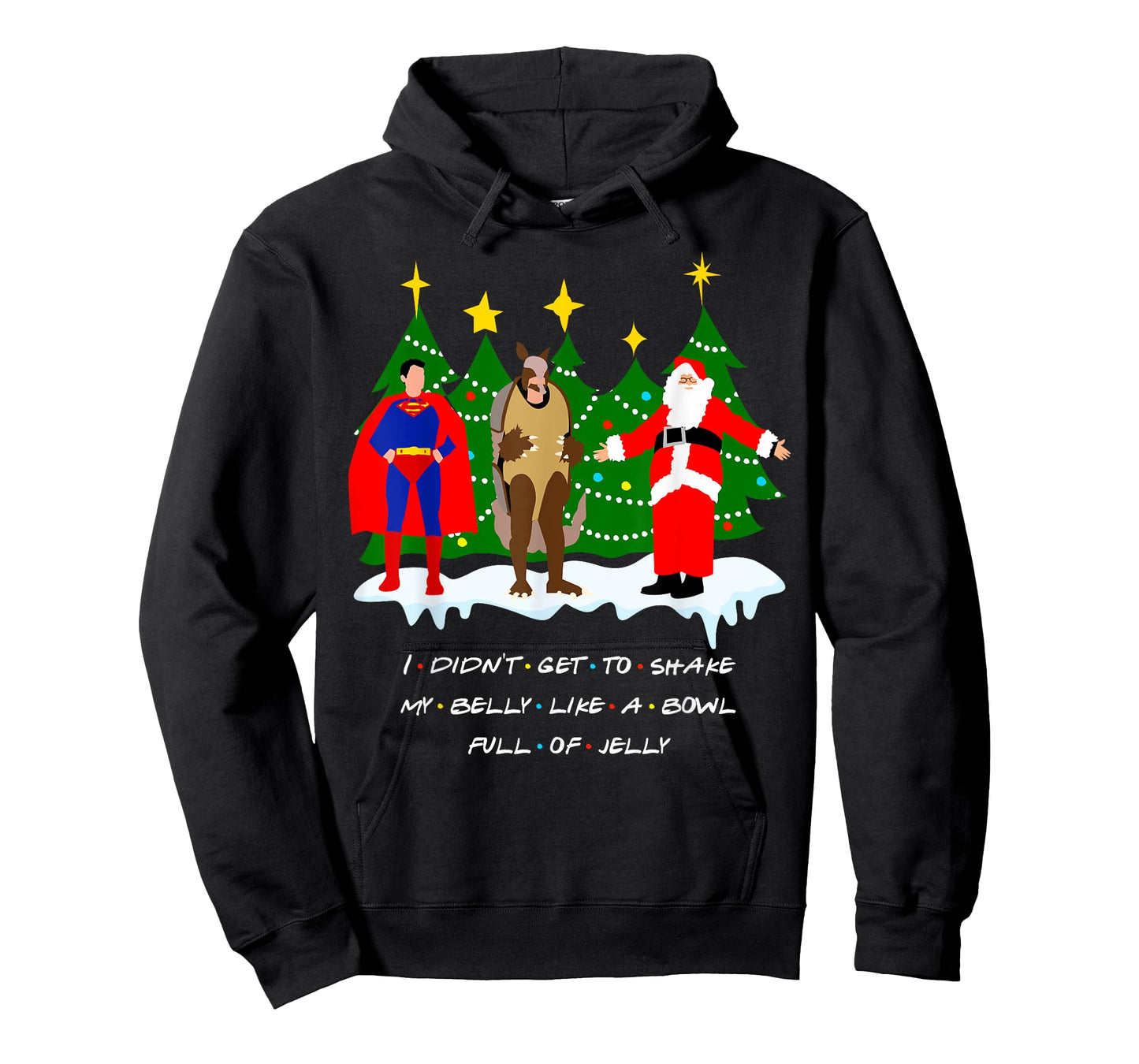 Christmas with Friends. Shake My Belly T-Shirt