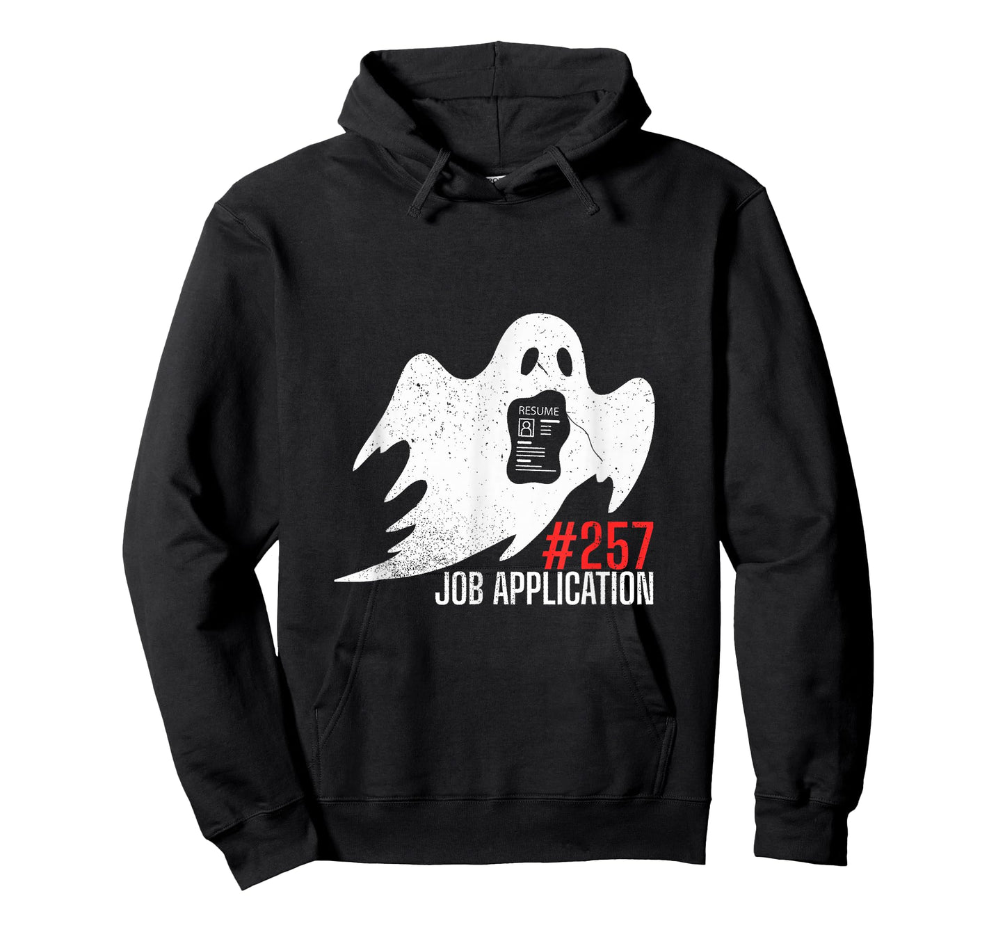 My Scary Costume Job Application Funny Scary Ghost Halloween T-Shirt