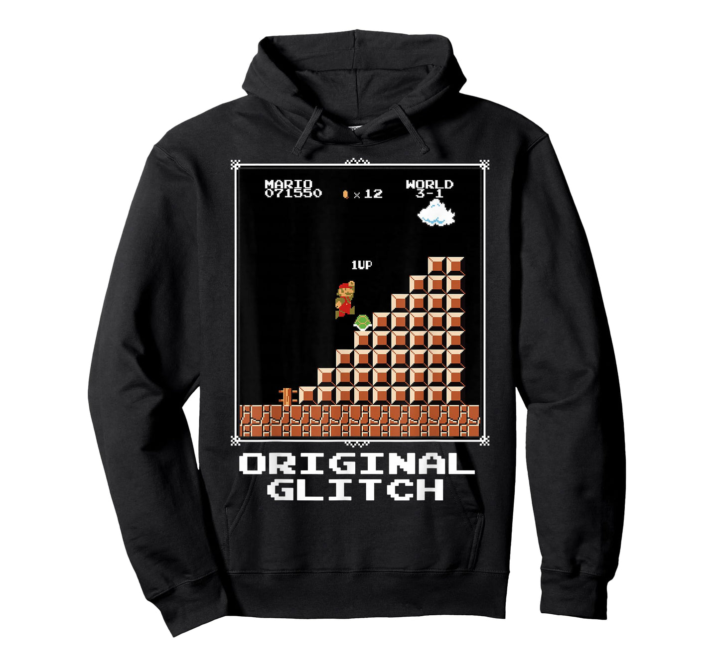 Super Mario Original Glitch Poster T-Shirt