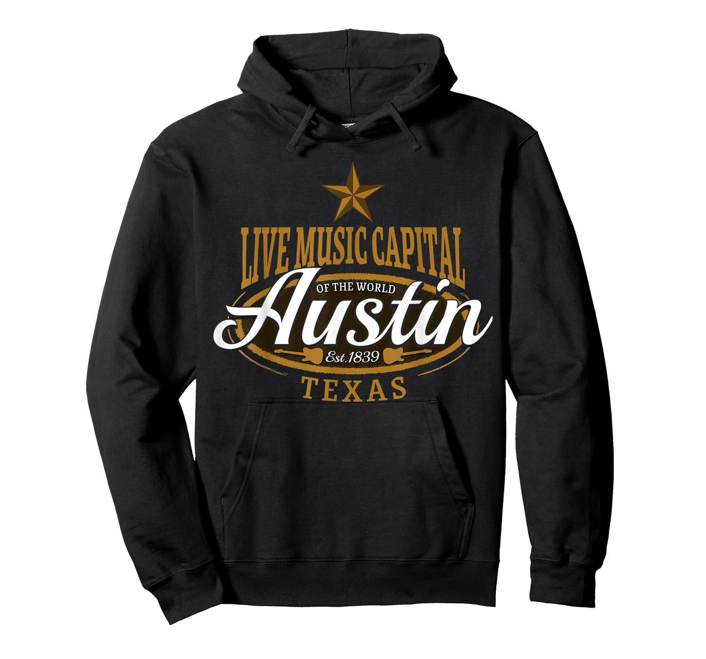 Live Music Capital of the World Austin Texas Est 1839 T-Shirt