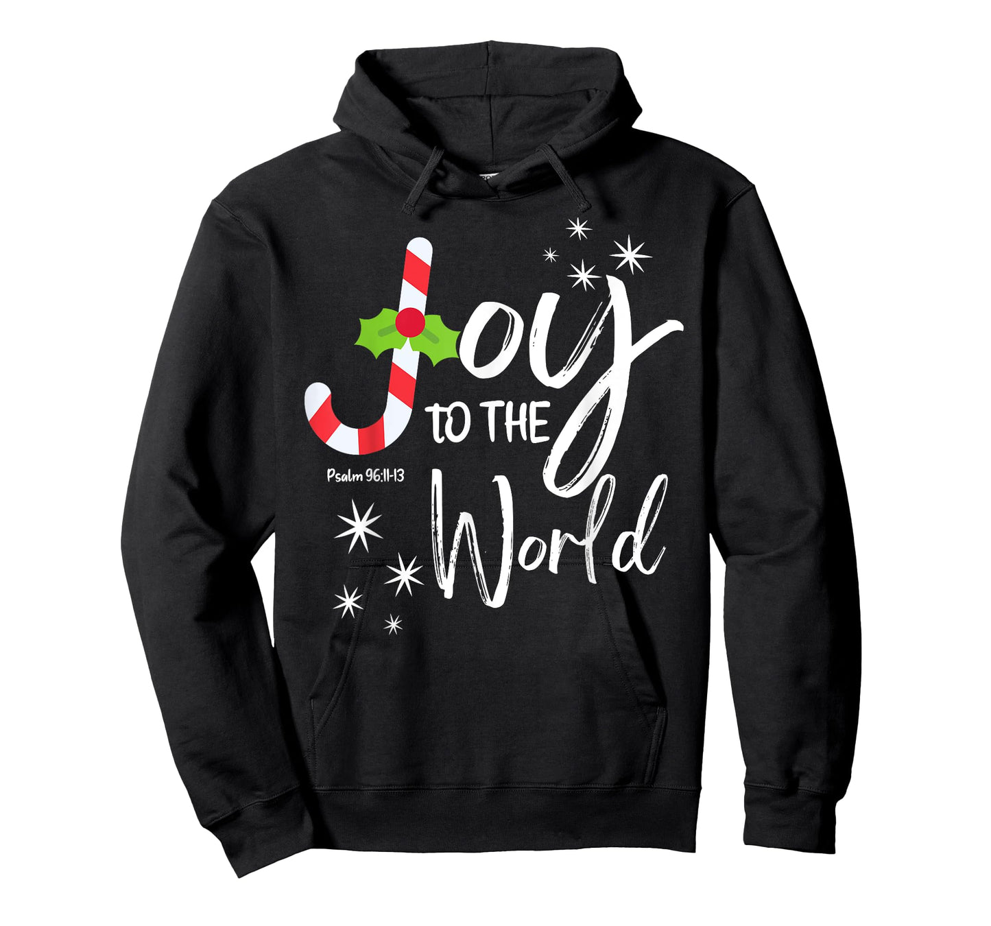 women man kids boy Joy to the World Candy Cane Christmas T-Shirt