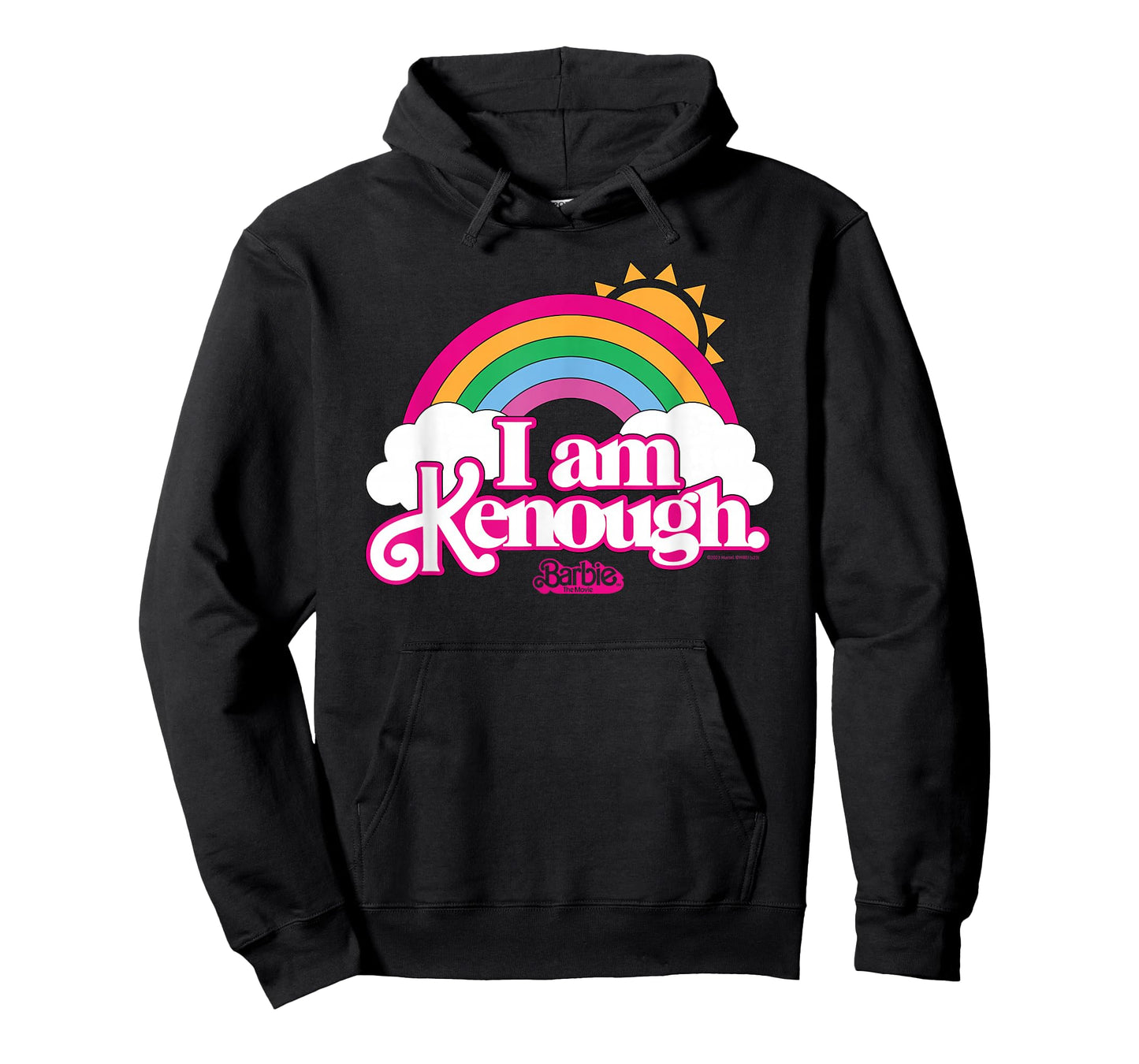 Barbie The Movie - I Am Kenough Rainbow Clouds T-Shirt