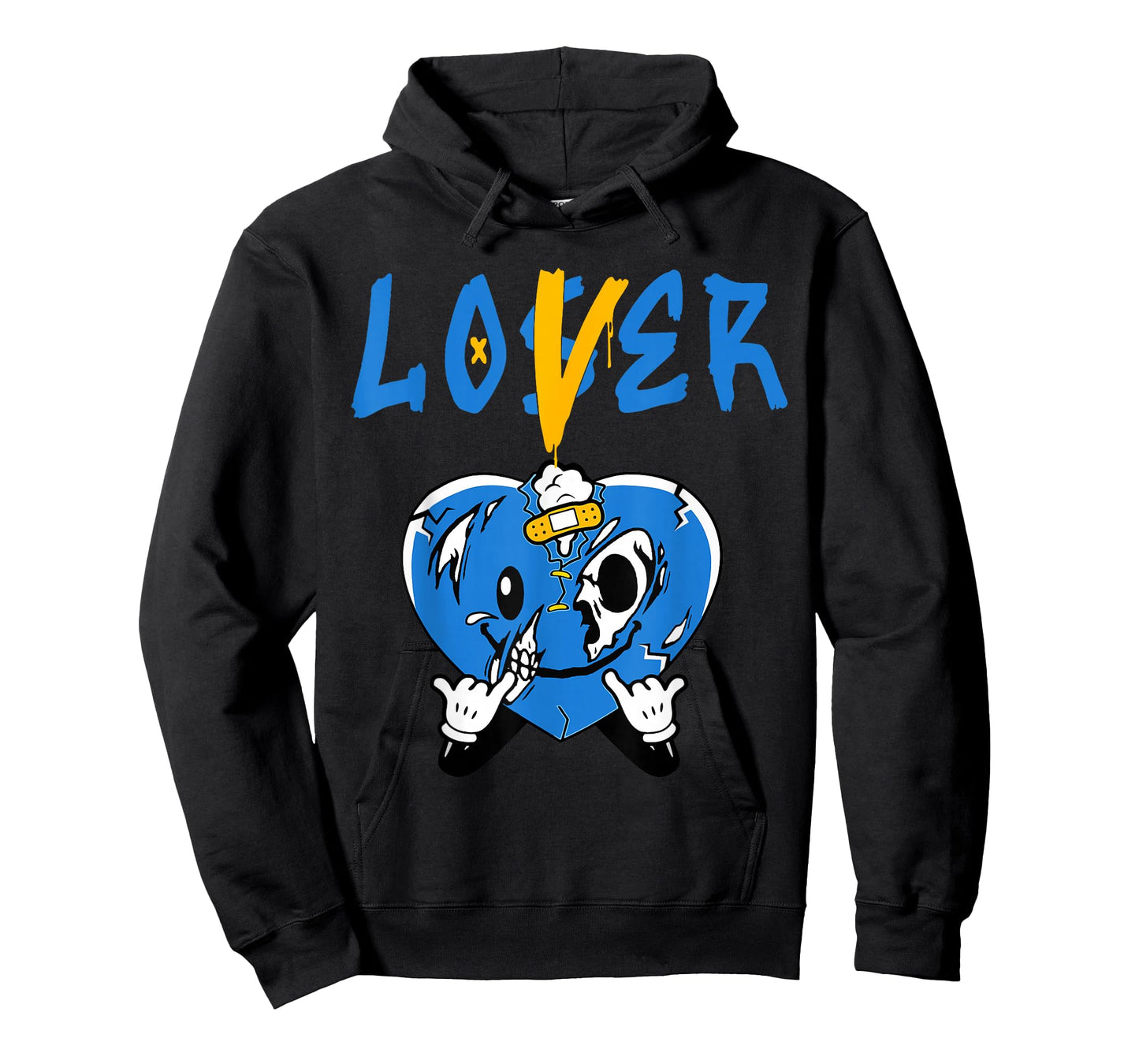 Racer Blue Loser Lover Heart Drip Suffering Racer Blue T-Shirt