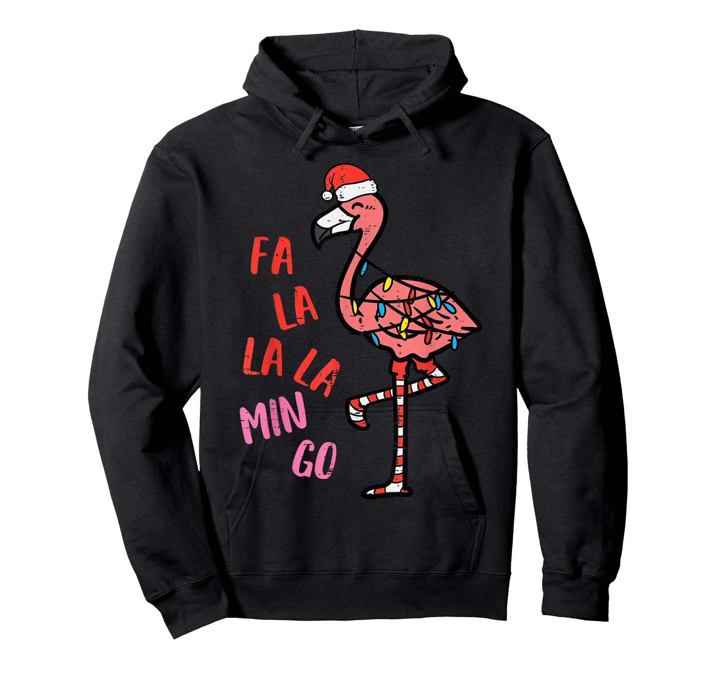 Christmas Fa La La Mingo Flamingo Xmas Women Girls Kids Men T-Shirt