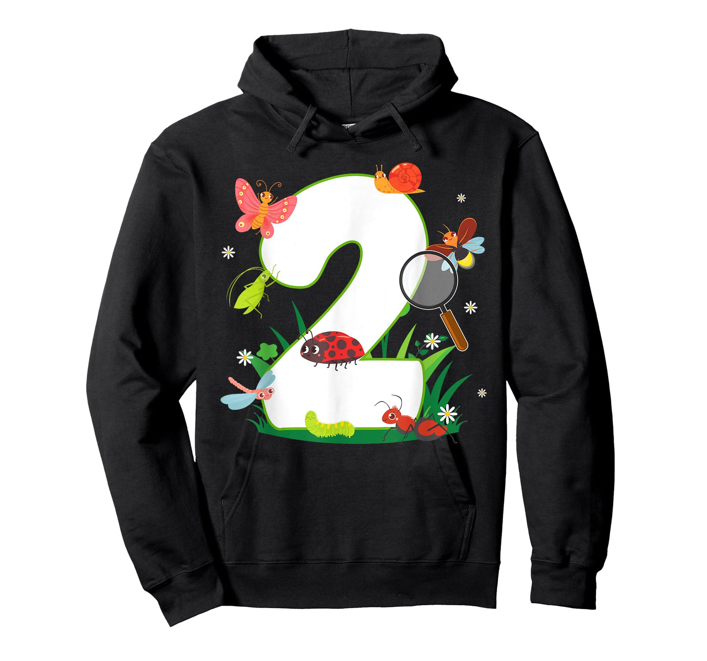 2nd Birthday Bugs And Insects Nature Lover 2 Year Old T-Shirt