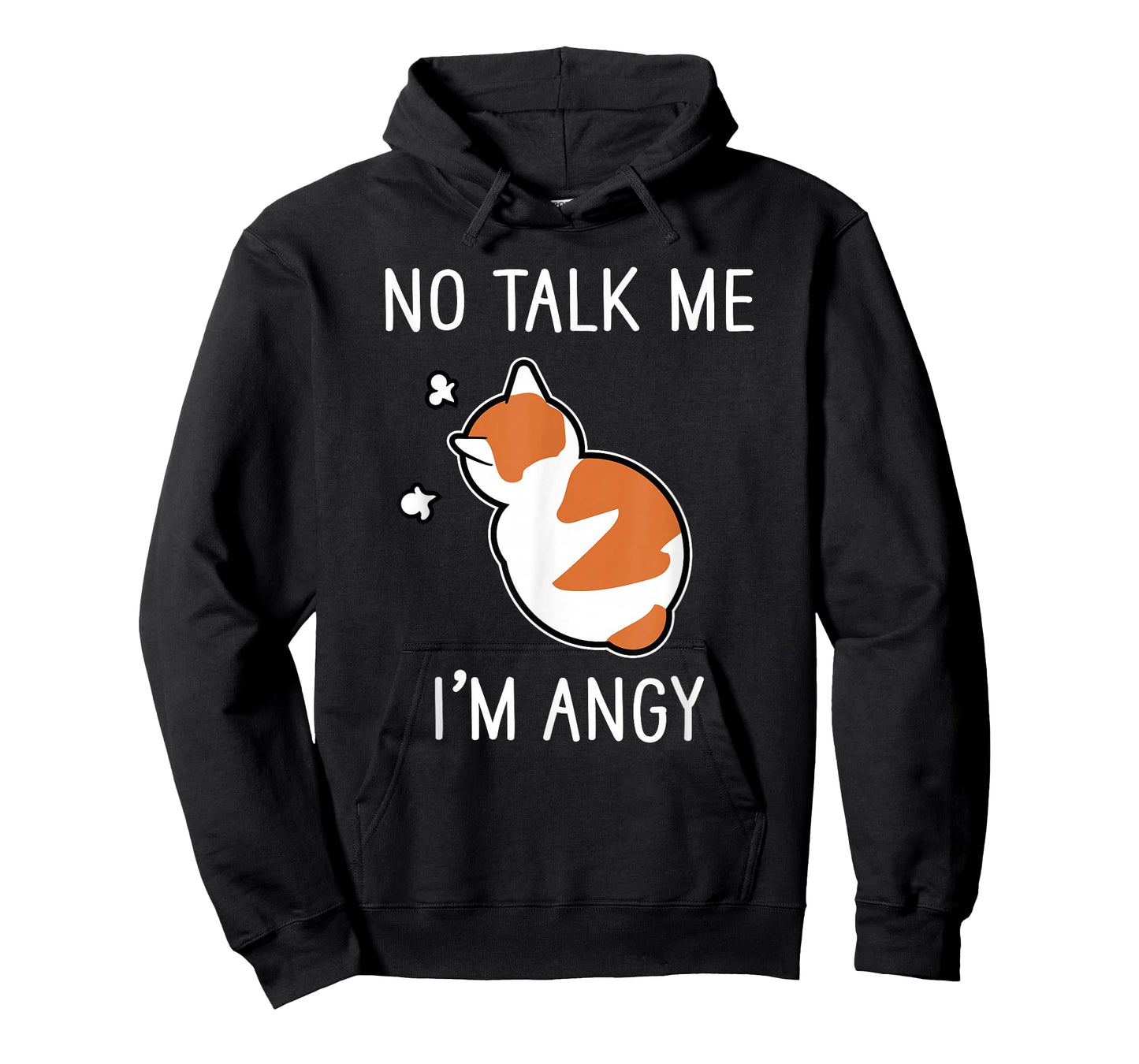Funny No Talk Me I'm Angy Cute Angry Cat meme pet T-Shirt