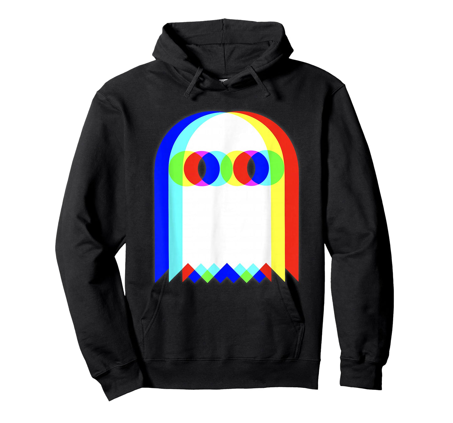 Threadrock Vaporwave Psychedelic Ghost Retro Halloween Techno EDM Unisex Adults Kids T-Shirt
