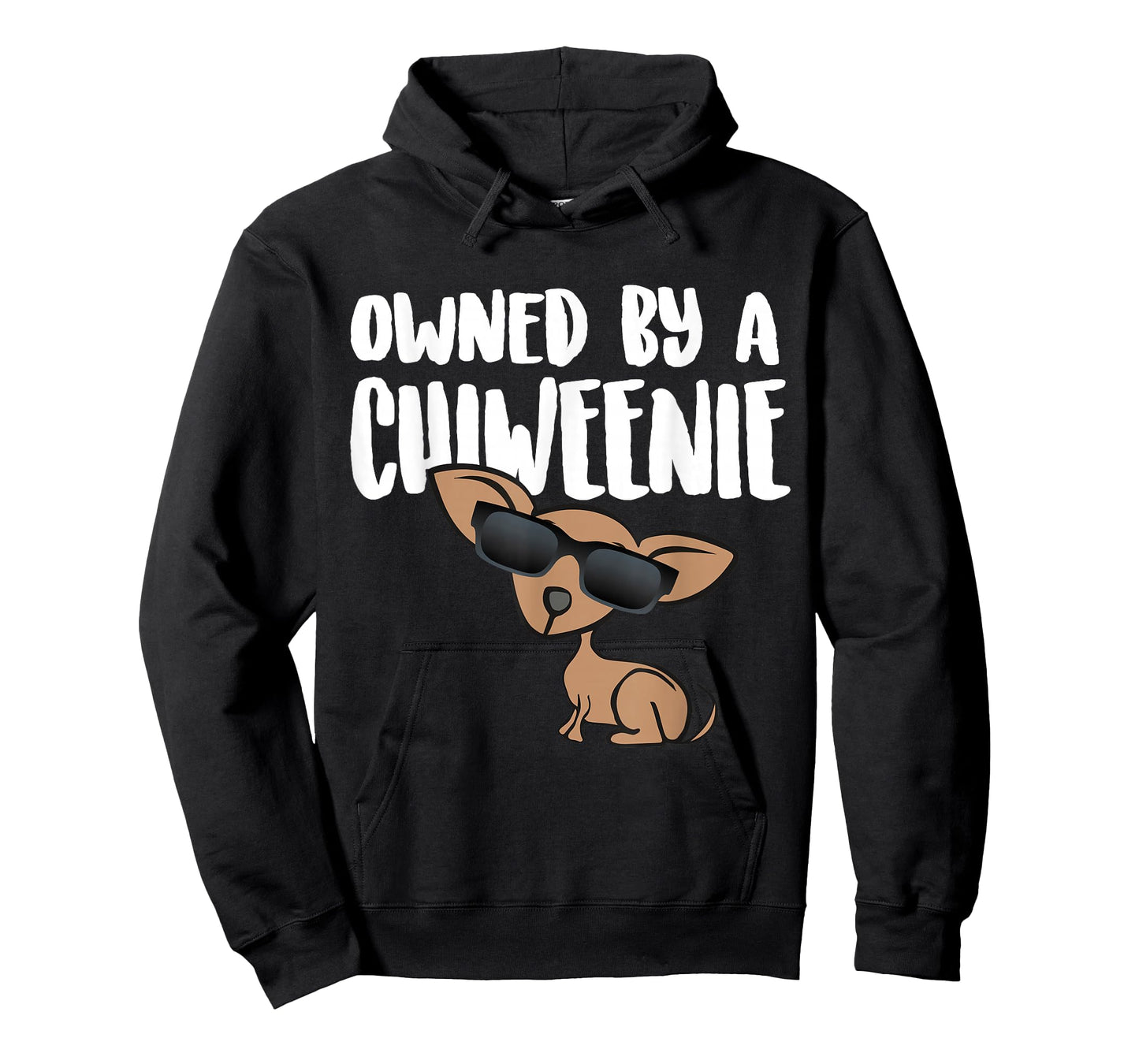 OWNED BY A CHIWEENIE design GIFT, Cute Chiweenie Dog graphic T-Shirt