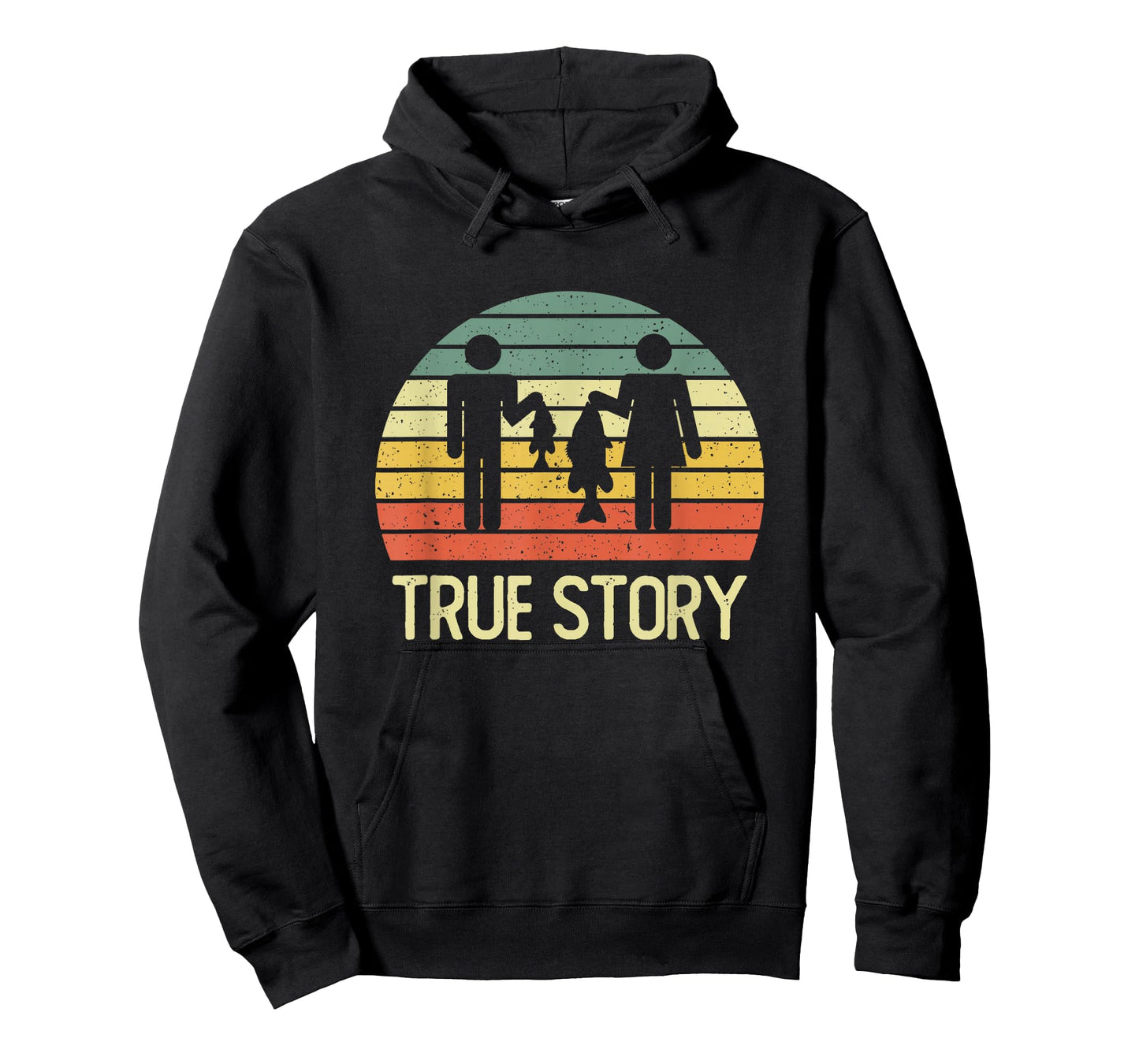 True Story Funny Fishing Couple Vintage Quote T-Shirt