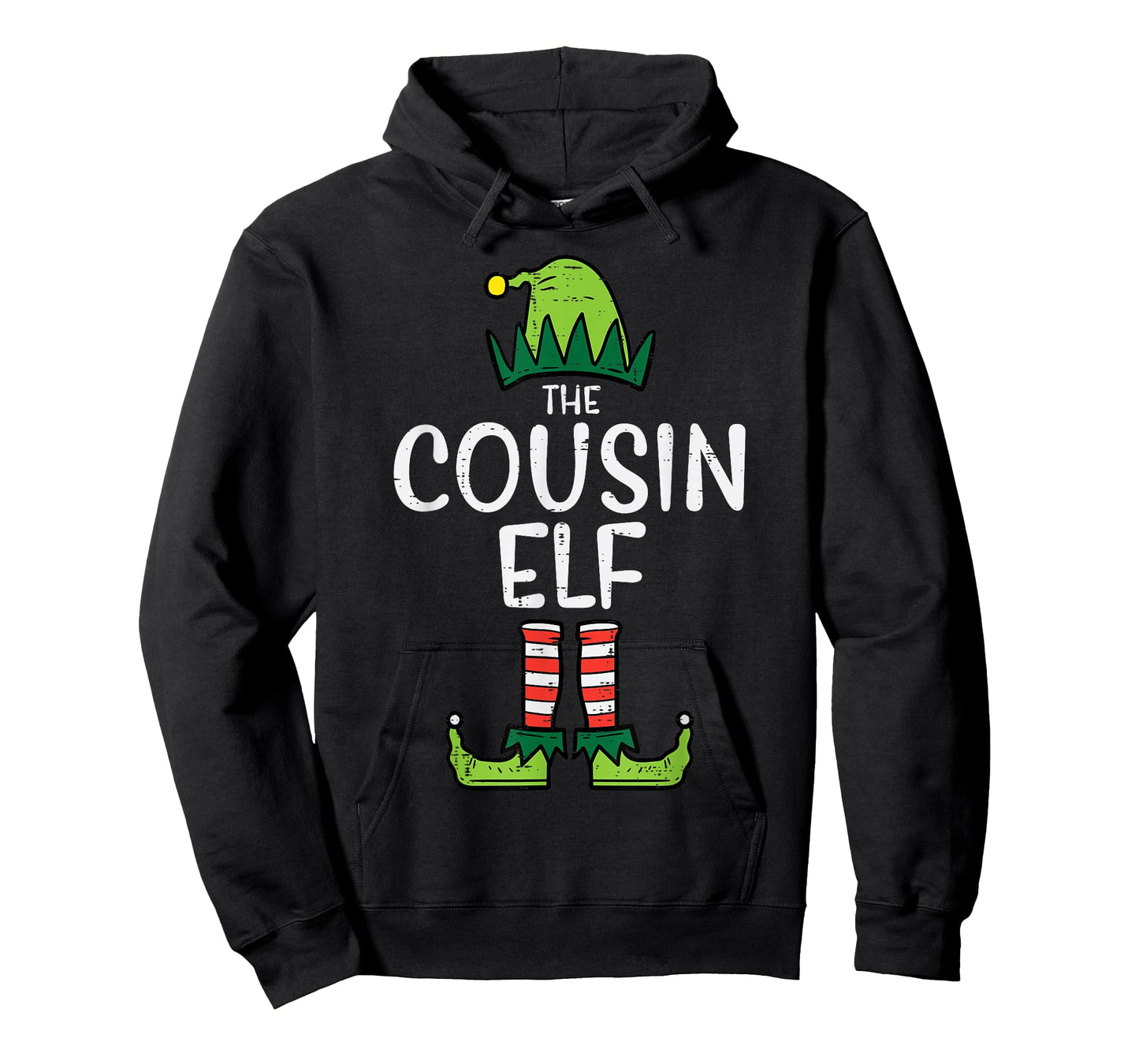 Cousin Elf Xmas Matching Christmas For Family Boys Kids T-Shirt
