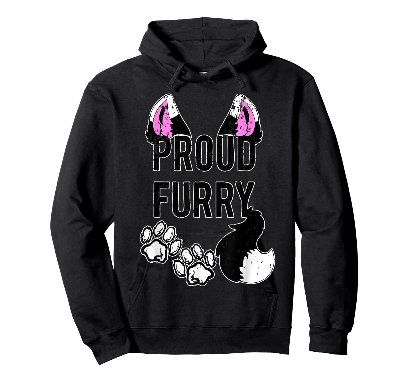 Proud Furry Shirt Furries Shirt Tail and Ears Cosplay Shirt T-Shirt