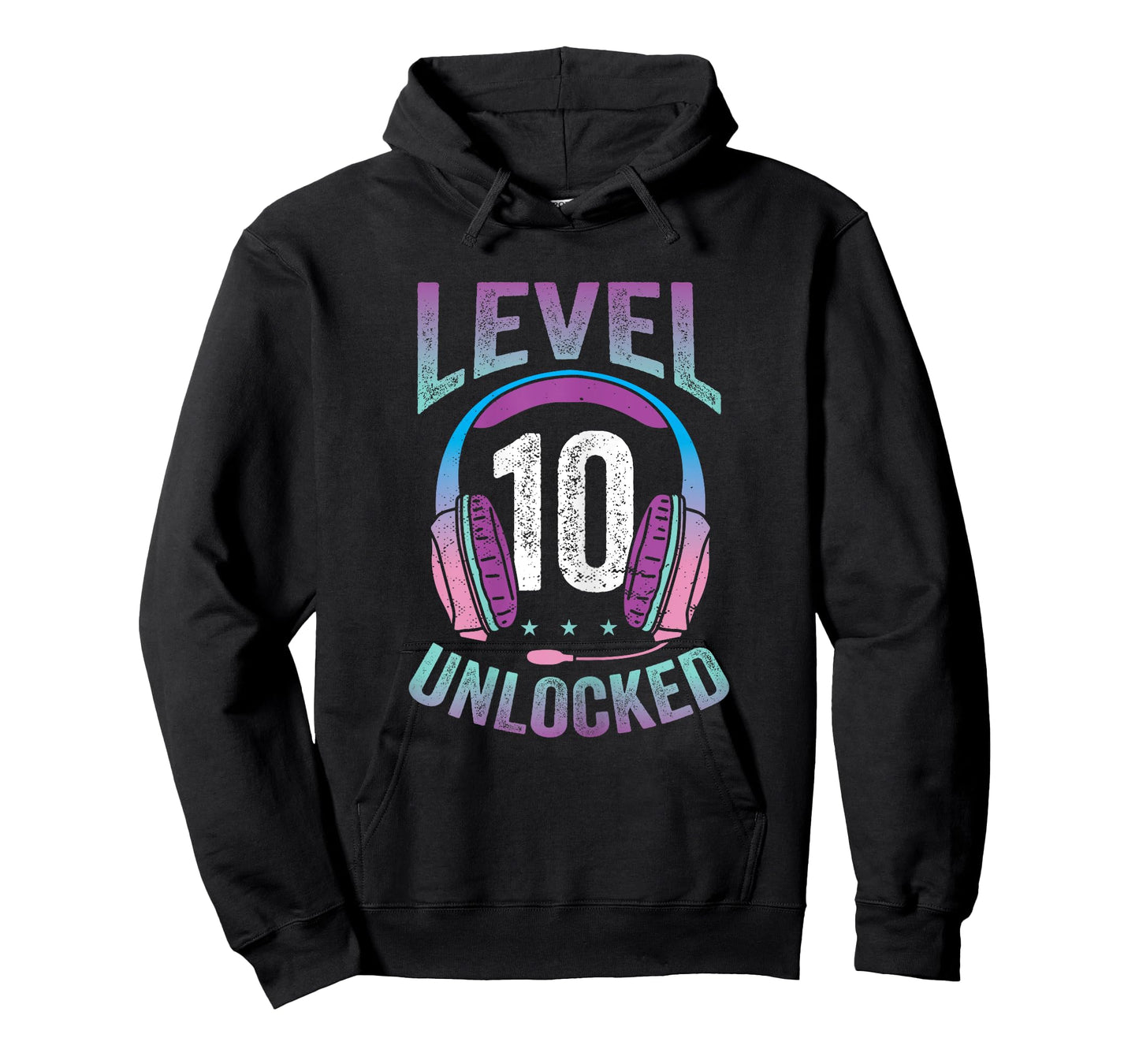 Gamer Girl Level 10 Unlocked Video Game 10th Birthday Gift T-Shirt