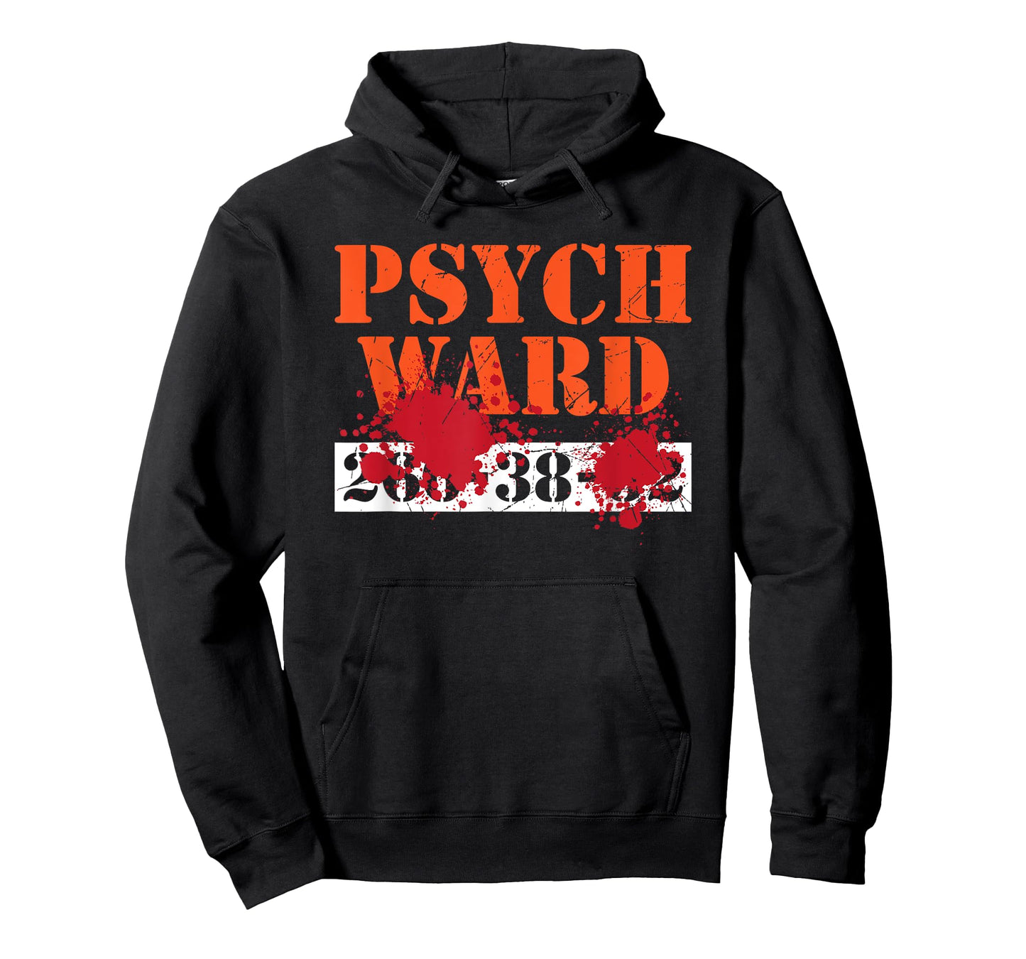 Psych Ward Patient T-Shirt Blood Splatter Scary Asylum Tee T-Shirt